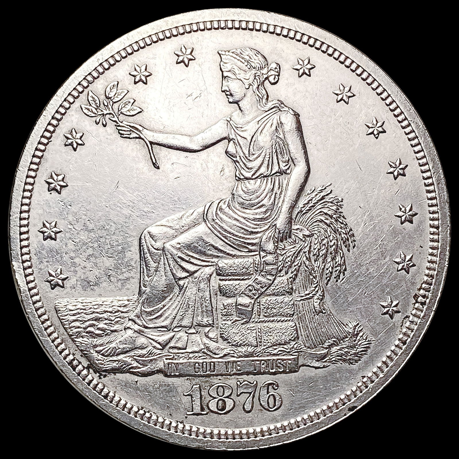 1876 Silver Trade Dollar UNCIRCULATED (1 of 2)