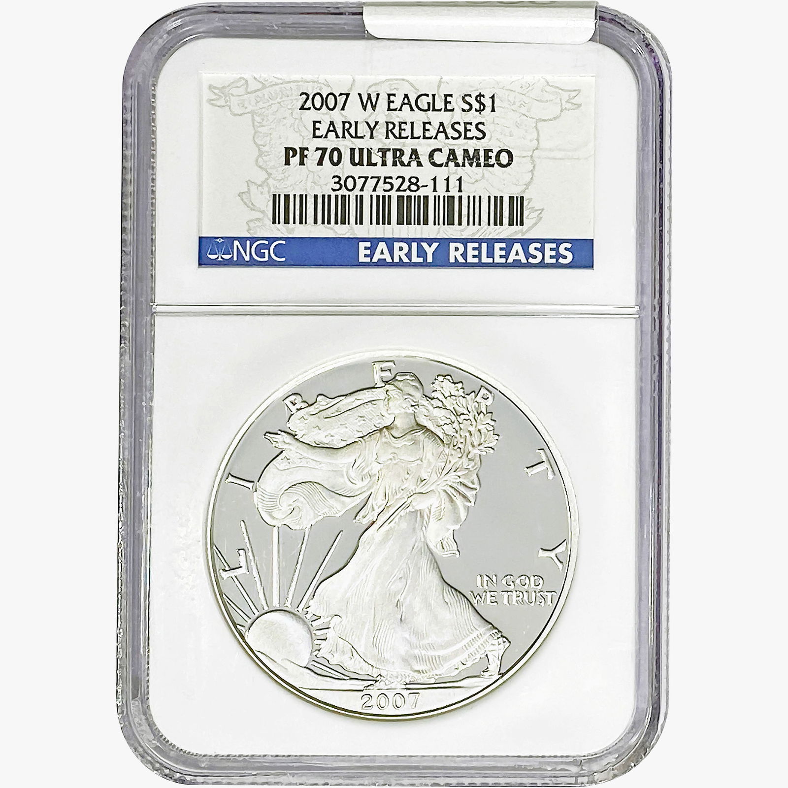2007-W Silver Eagle NGC PF70 UC (1 of 2)