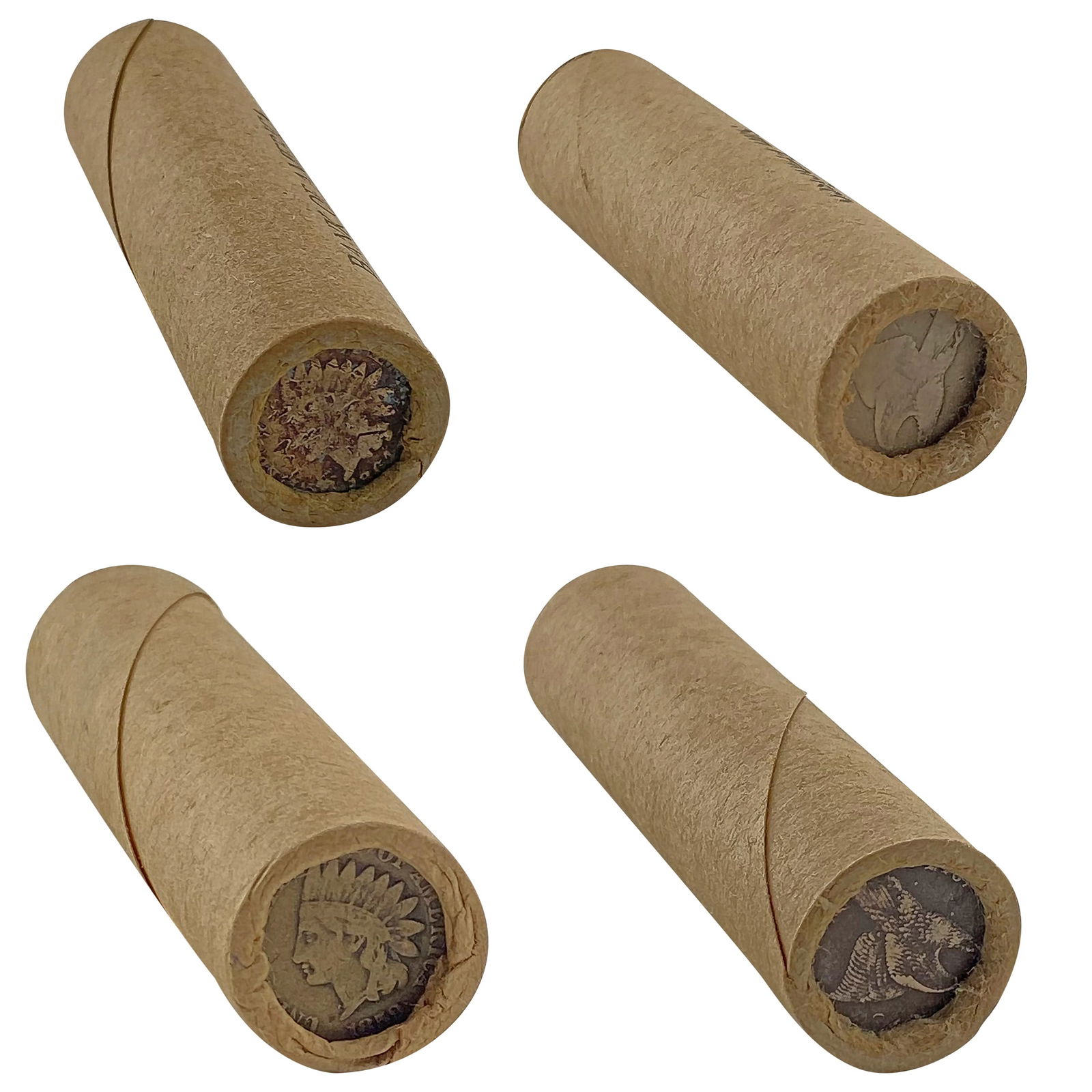 [4] Flying Eagle/CN Indian End Cent Rolls [200 Total Coins] (1 of 9)