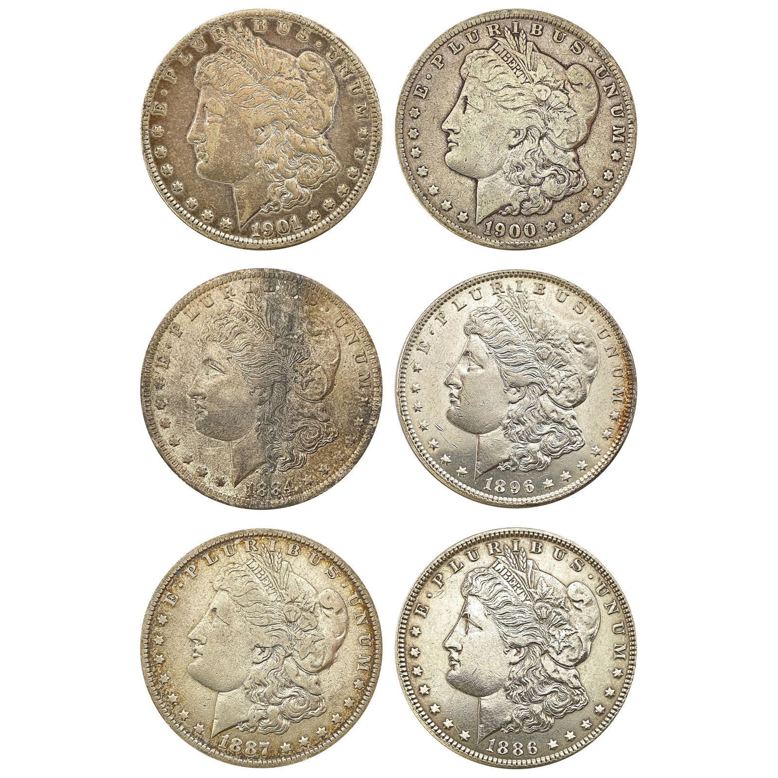 [6] 1884-1901 Morgan Silver Dollar (1 of 2)