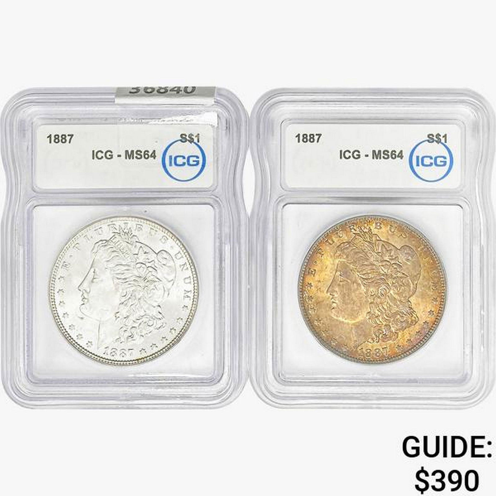 1887 Morgan Silver Dollar ICG MS64 (1 of 2)