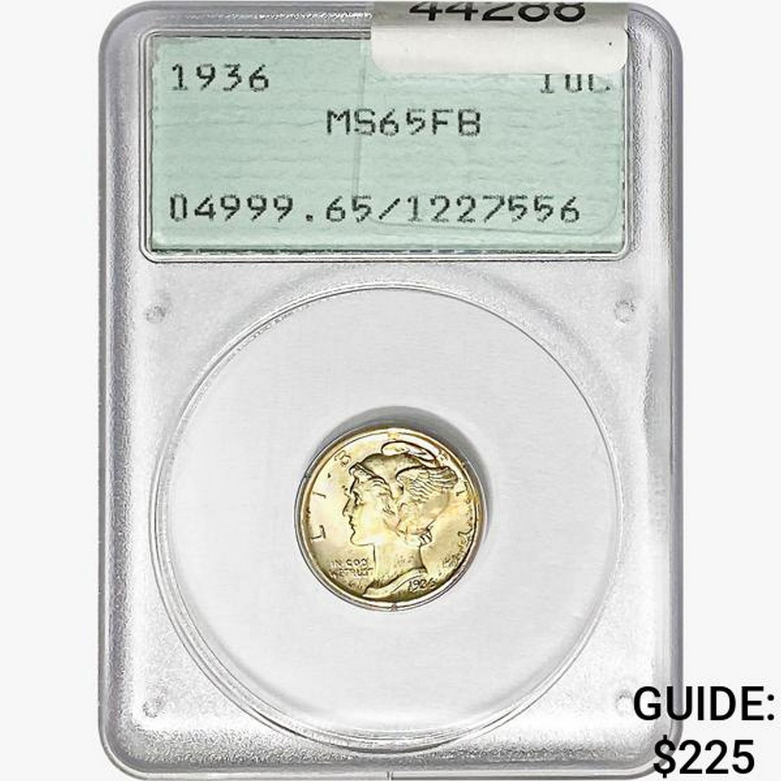1936 Mercury Silver Dime PCGS MS65 FB (1 of 2)