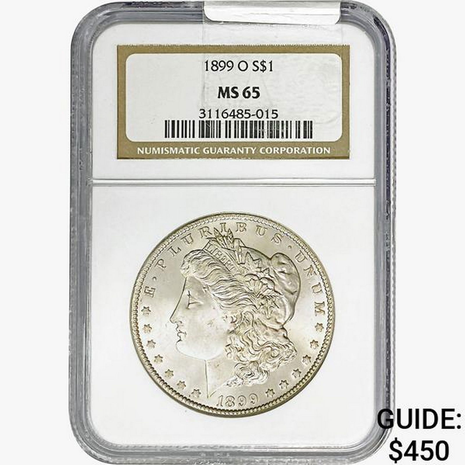 1899-O Morgan Silver Dollar NGC MS65 (1 of 2)