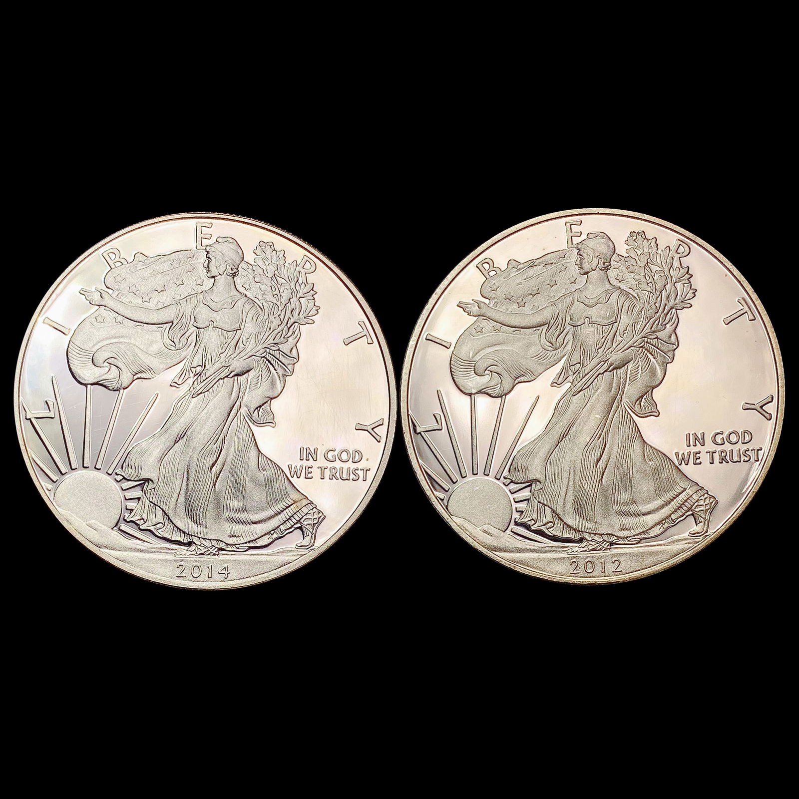 [2] 2012-2014 American Silver Eagle GEM PROOF (1 of 2)