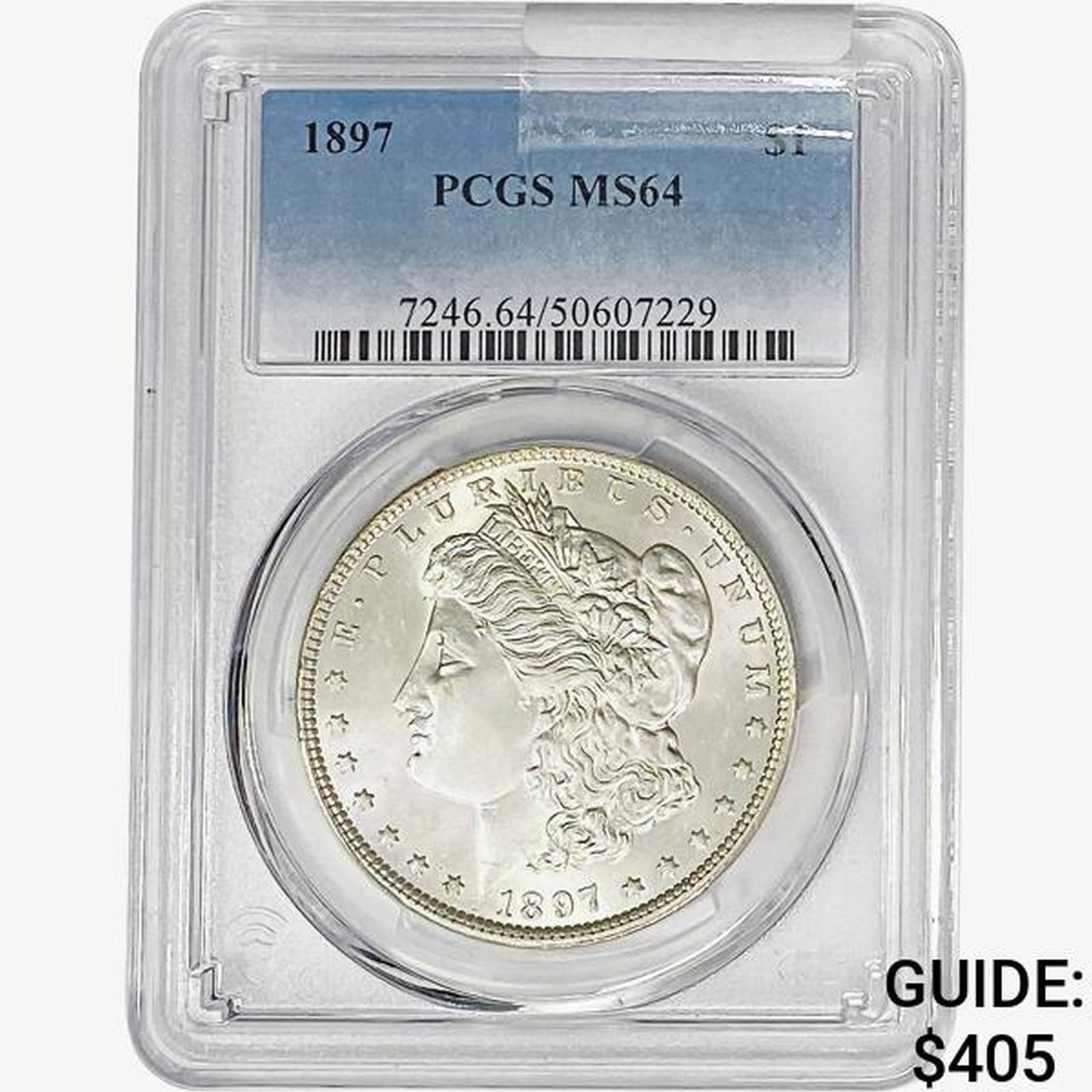 1897 Morgan Silver Dollar PCGS MS64 (1 of 2)