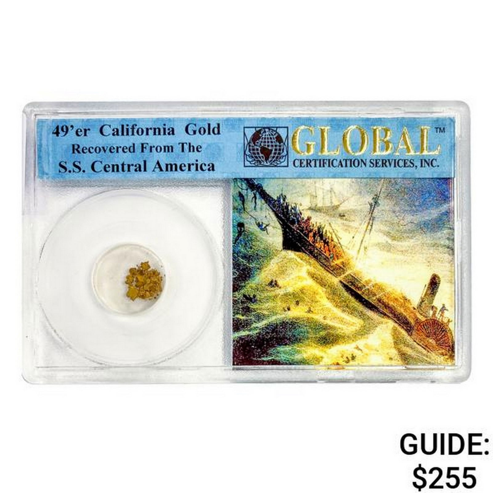 1857 49er CA Pinch of Gold S.S. Shipwreck Cen. Am. (1 of 2)