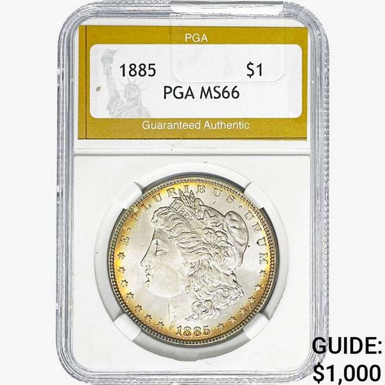 1885 Morgan Silver Dollar PGA MS66 (1 of 2)