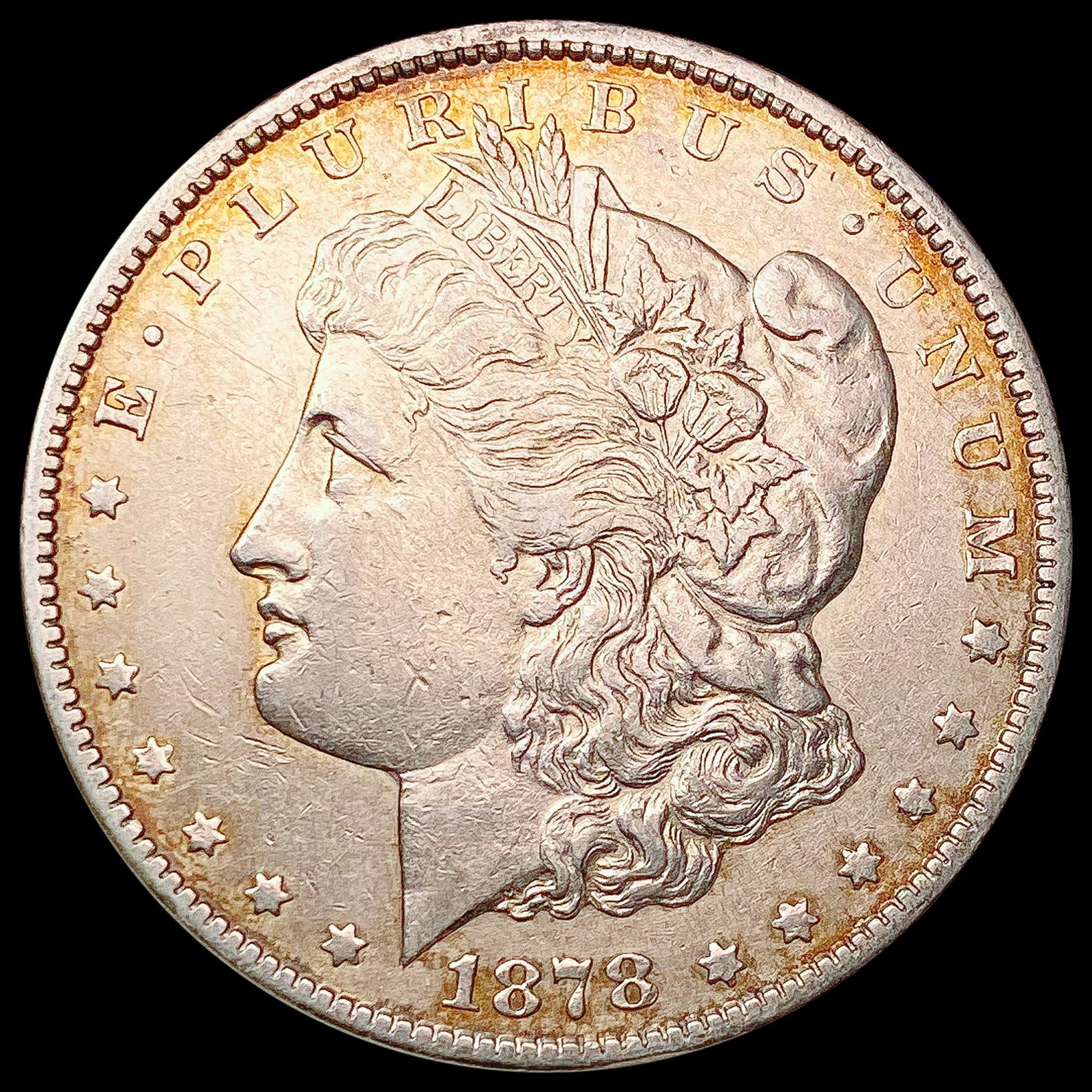 1878-CC Morgan Silver Dollar CLOSELY UNCIRCULATED: 1878-CC Morgan Silver Dollar CLOSELY UNCIRCULATED