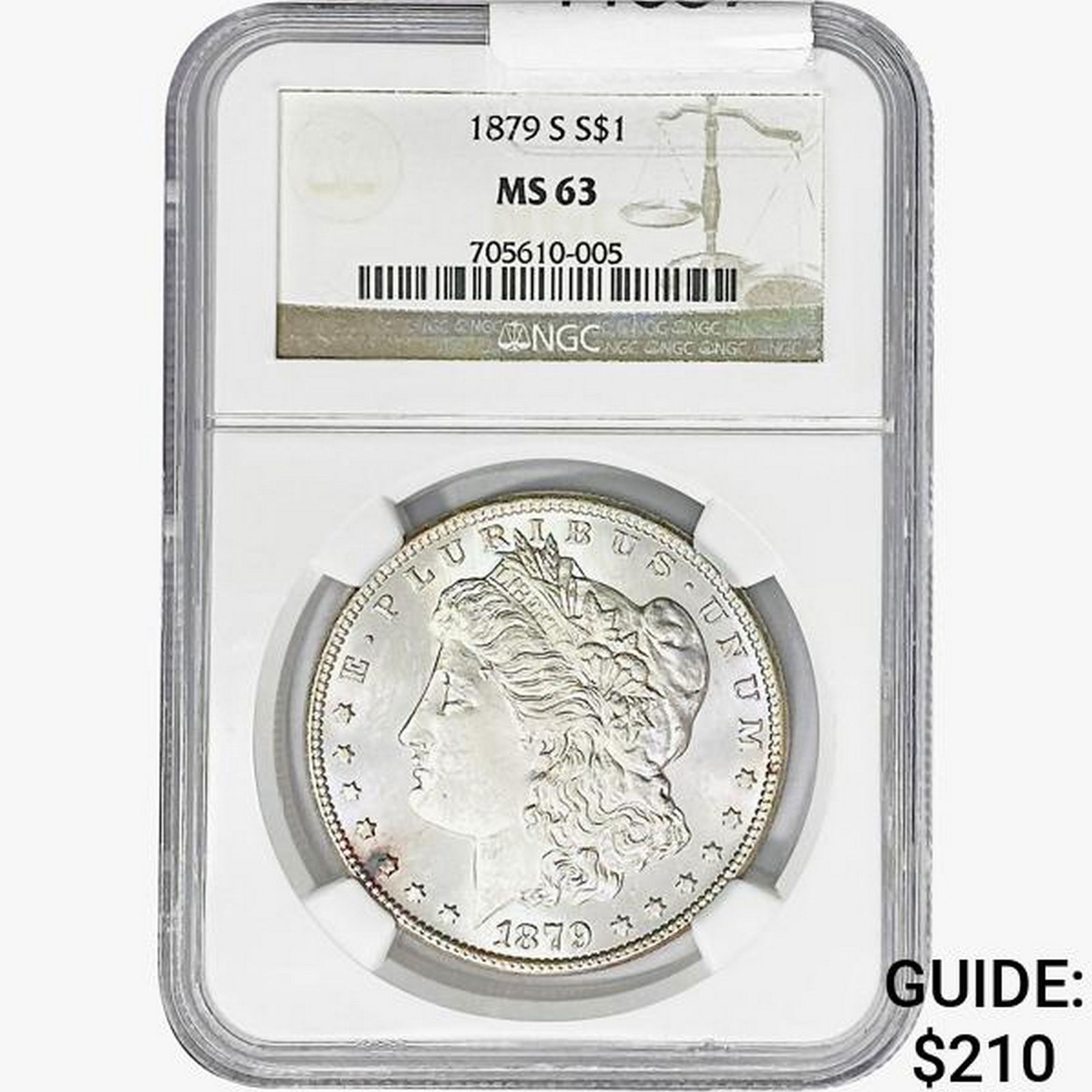 1879-S Morgan Silver Dollar NGC MS63 (1 of 2)