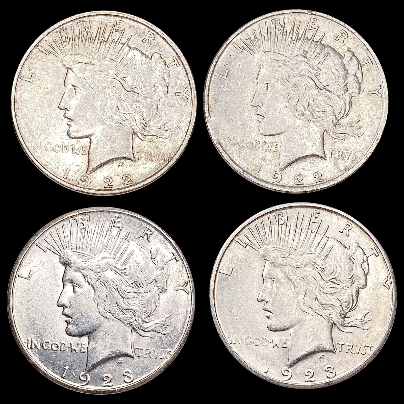[4] 1922-1923 Silver Peace Dollar HIGH GRADE (1 of 2)