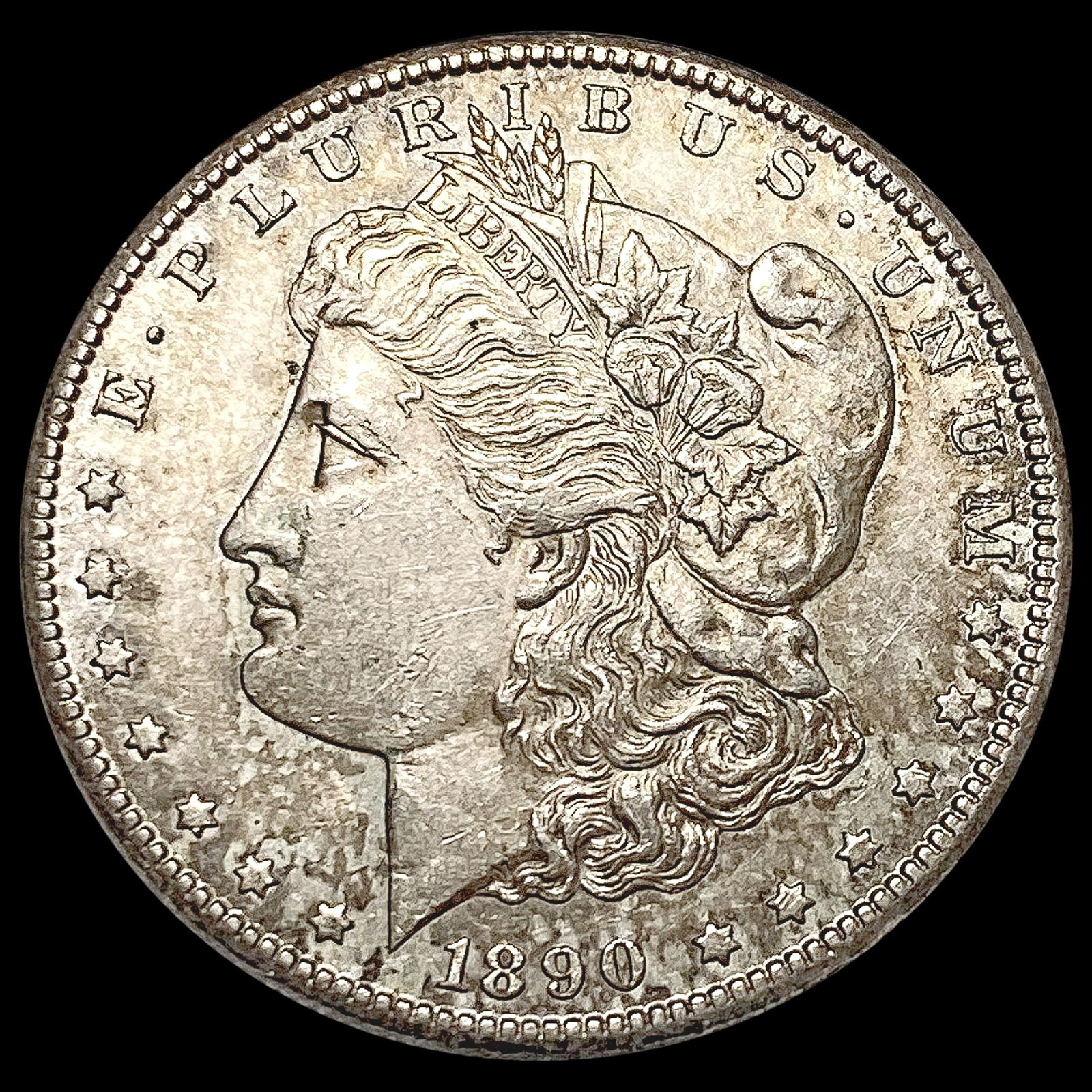 1890-CC Morgan Silver Dollar UNCIRCULATED (1 of 2)