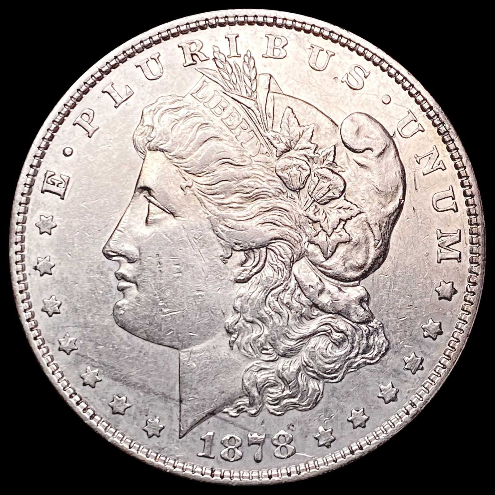 1878 8TF Morgan Silver Dollar CLOSELY UNCIRCULATED (1 of 2)