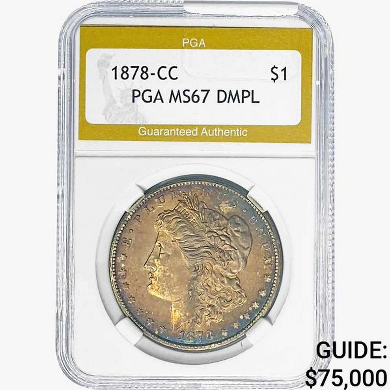 1878-CC Morgan Silver Dollar PGA MS67 DMPL (1 of 2)