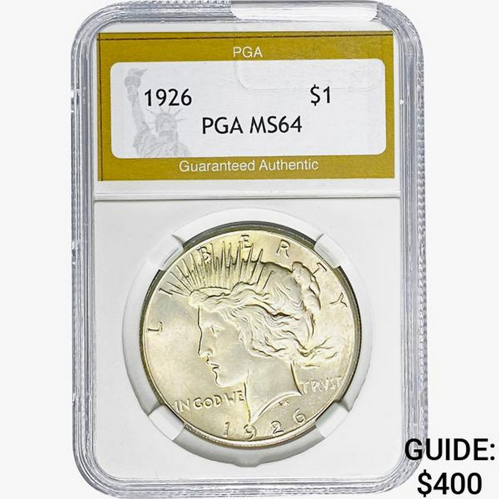 1926 Silver Peace Dollar PGA MS64 (1 of 2)