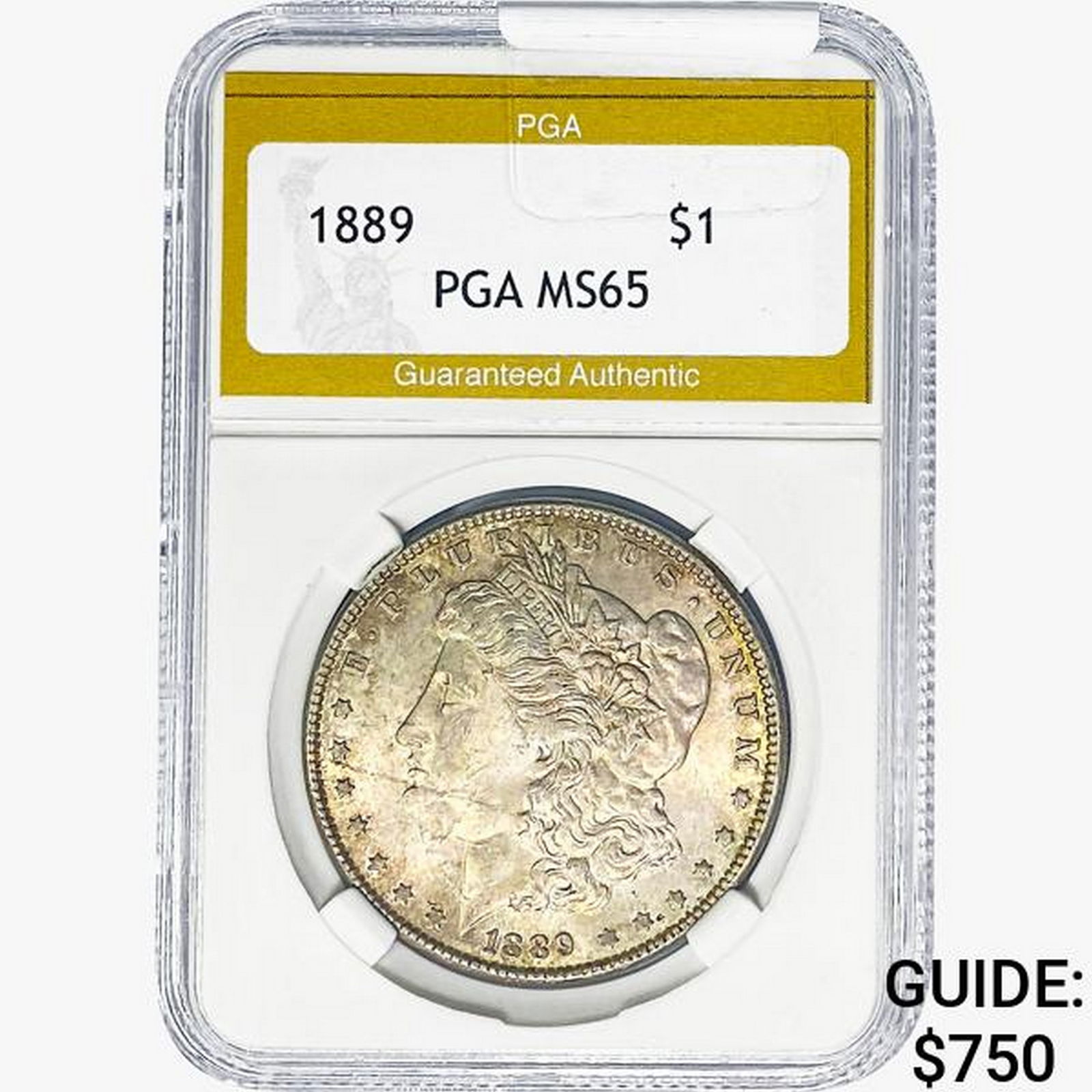 1889 Morgan Silver Dollar PGA MS65 (1 of 2)