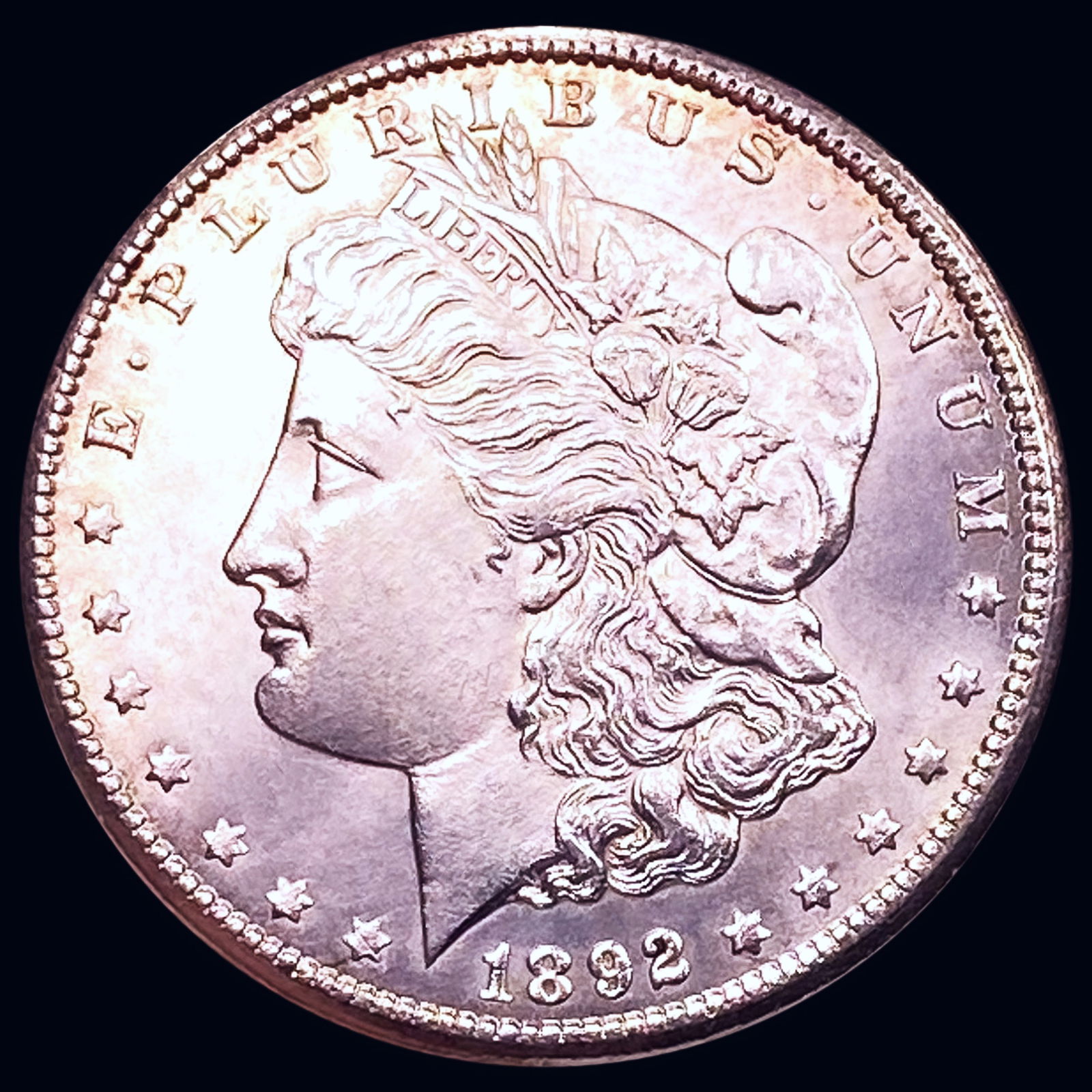 1892-CC Morgan Silver Dollar CHOICE BU (1 of 2)