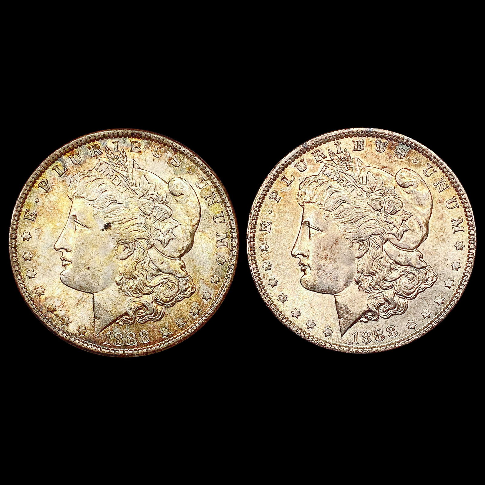 [2] 1888 Morgan Silver Dollar UNCIRCULATED (1 of 2)