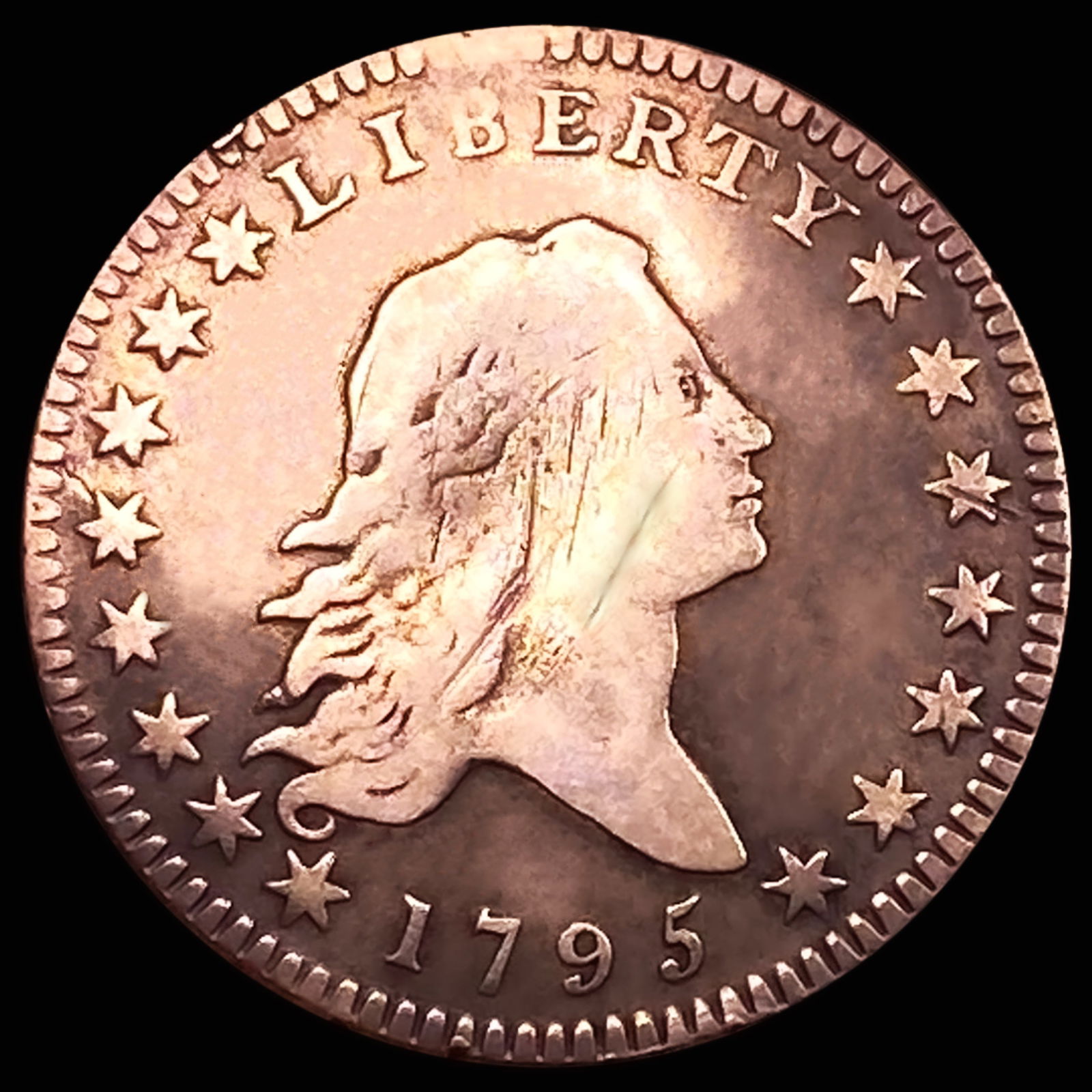 1795 Flowing Hair Half Dollar LIGHTLY CIRCULATED (1 of 2)
