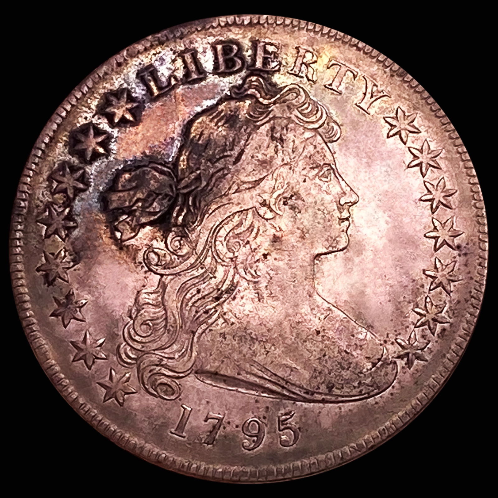 1795 Draped Bust Dollar NEARLY UNCIRCULATED (1 of 2)