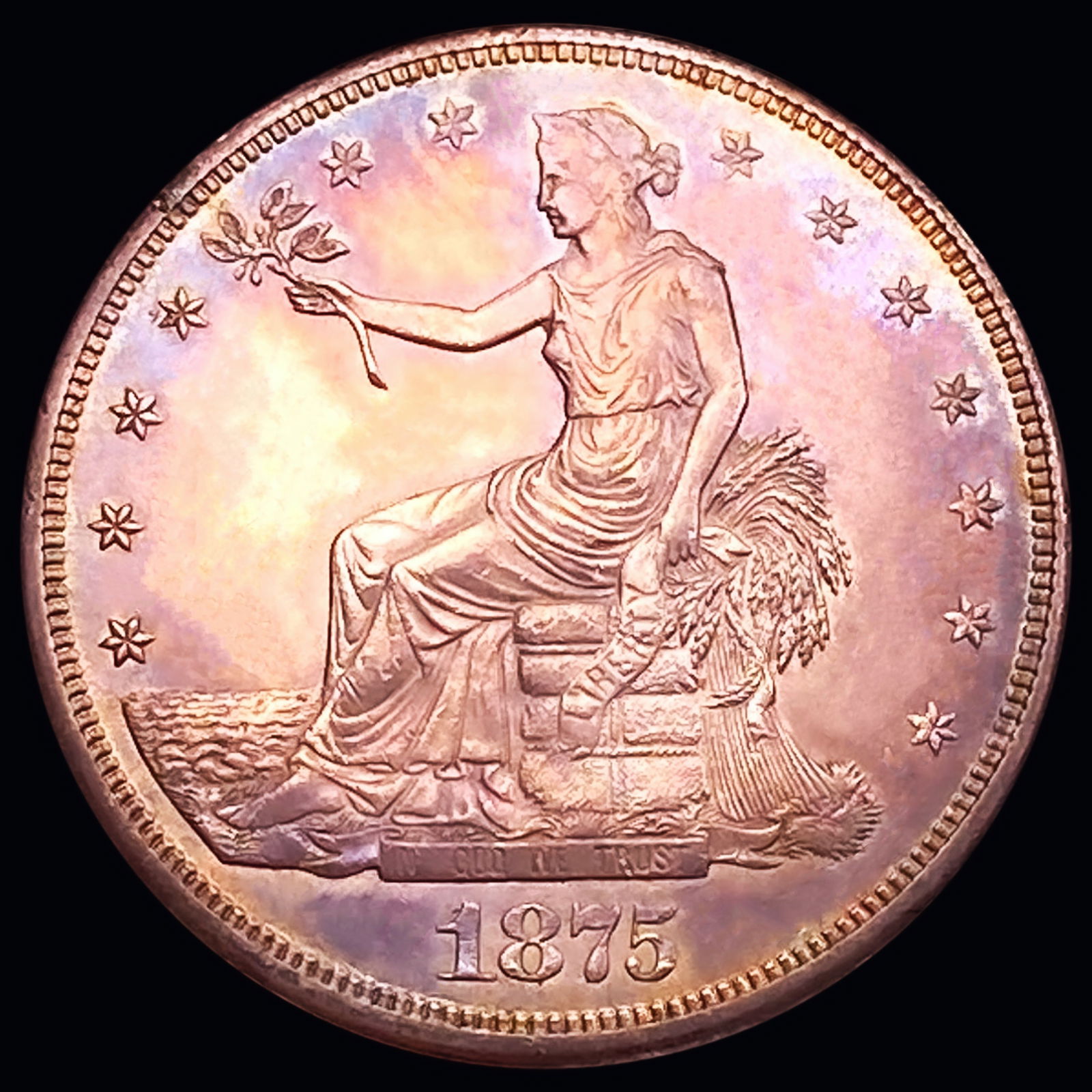 1875-CC Silver Trade Dollar UNCIRCULATED (1 of 2)