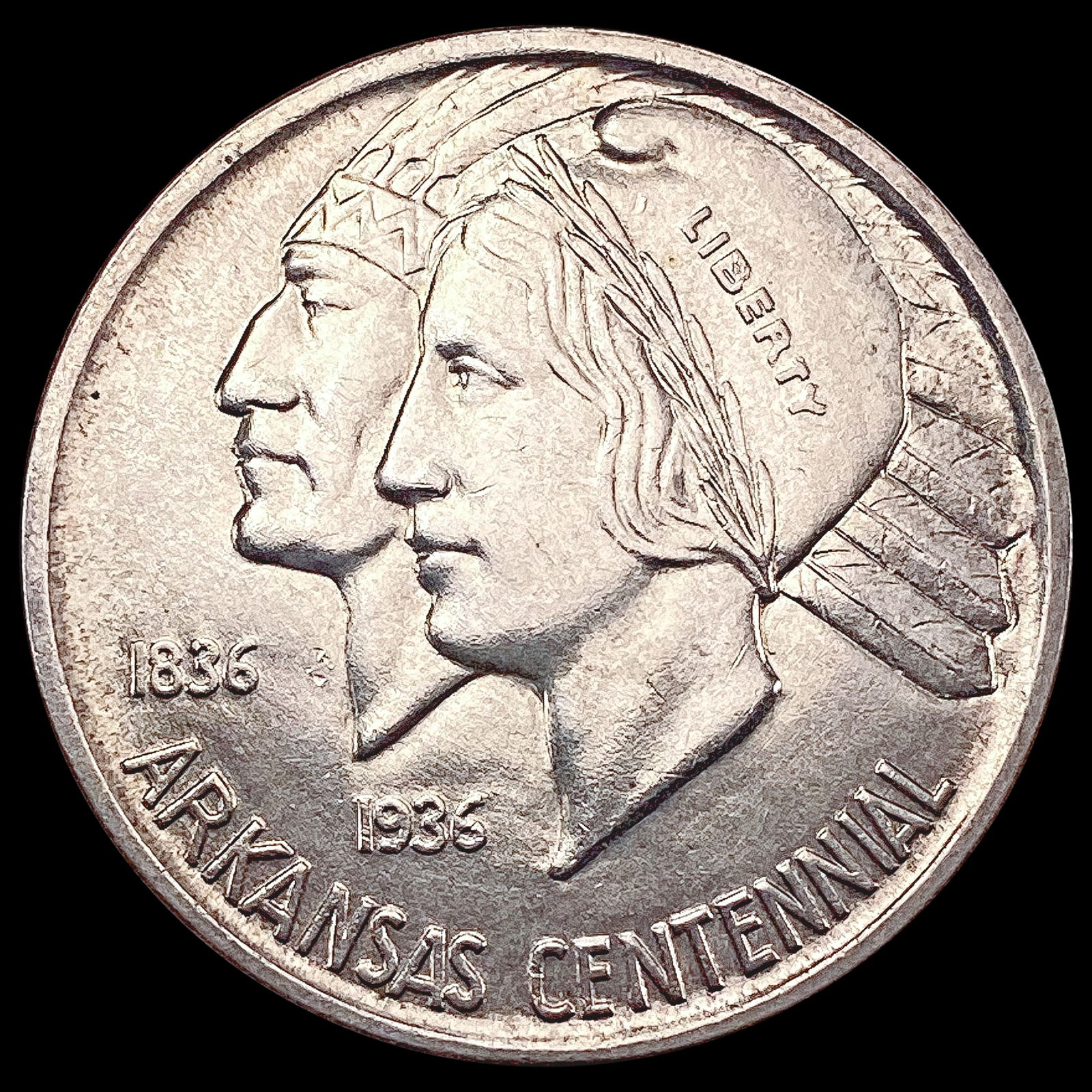 1937 Arkansas Half Dollar CHOICE BU (1 of 2)