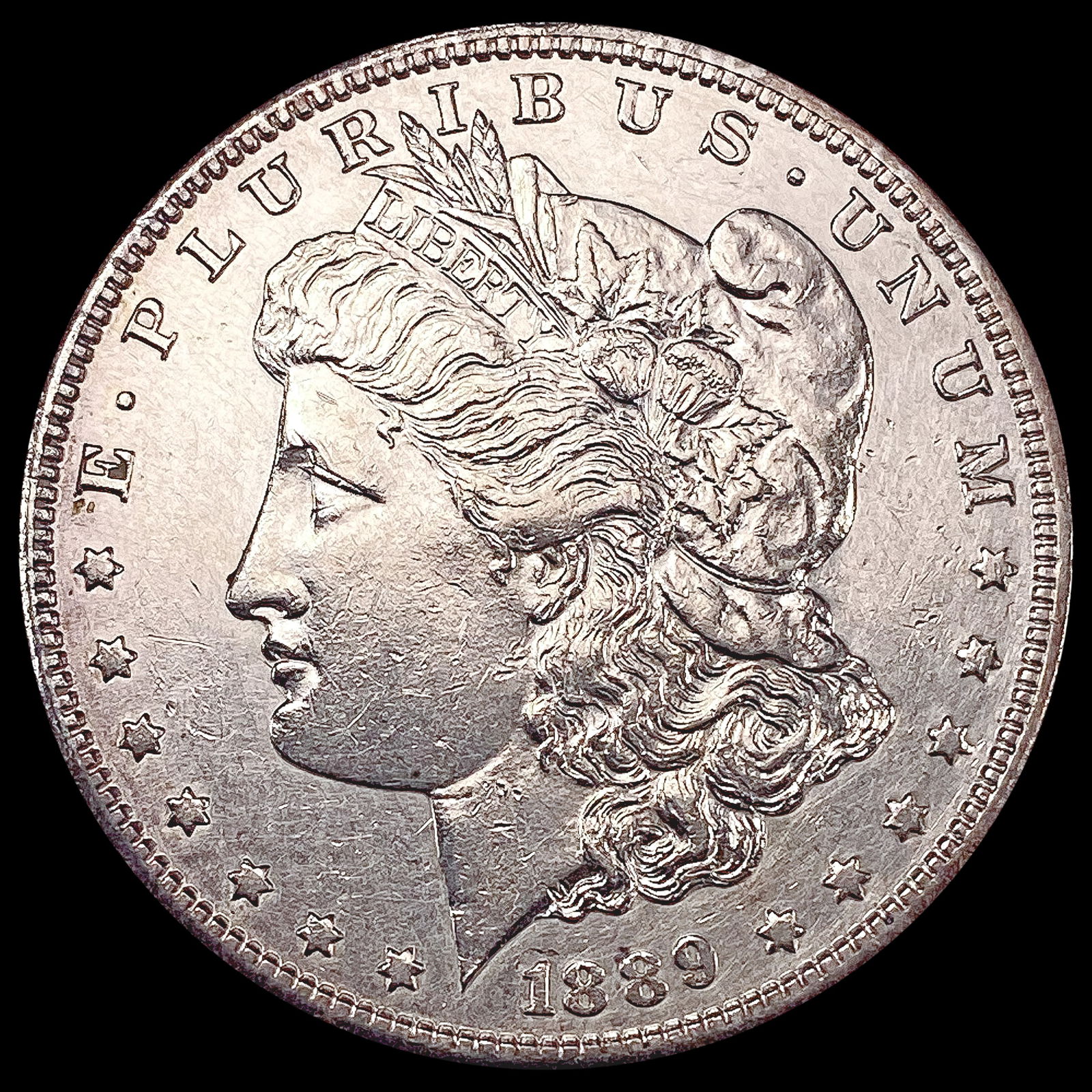 1889-S Morgan Silver Dollar CHOICE AU (1 of 2)