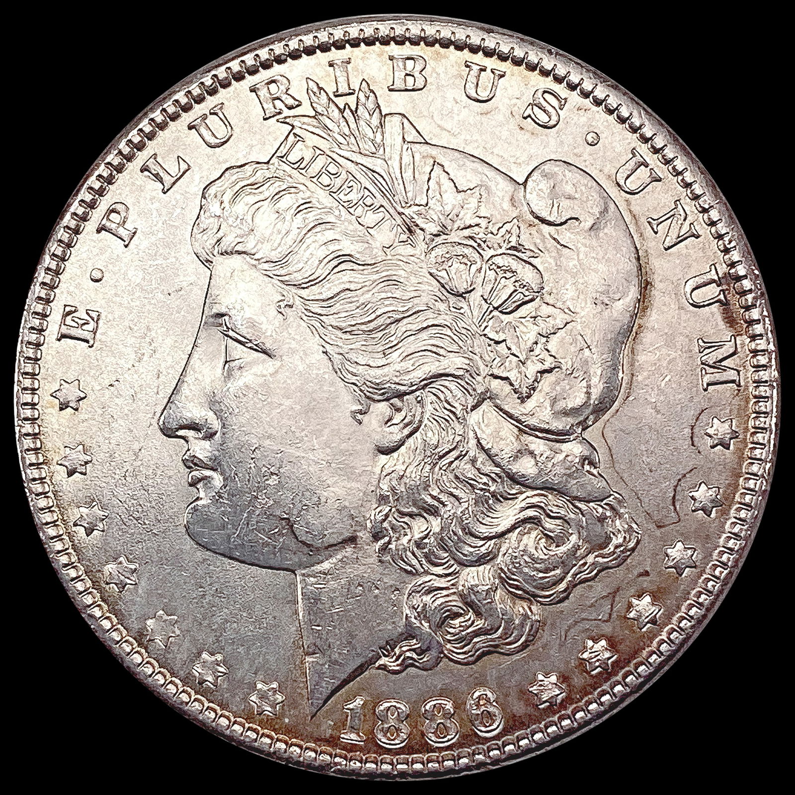 1886 Vam 1A Morgan Silver Dollar GEM BU (1 of 2)