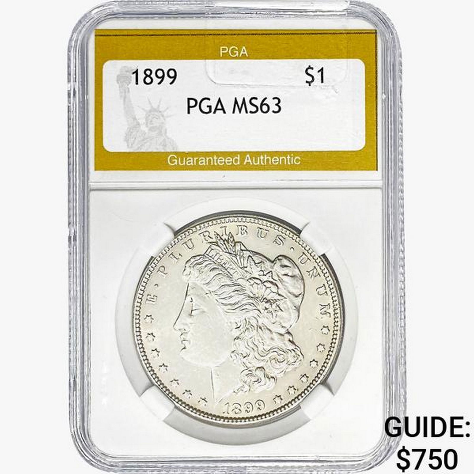 1899 Morgan Silver Dollar PGA MS63 (1 of 2)