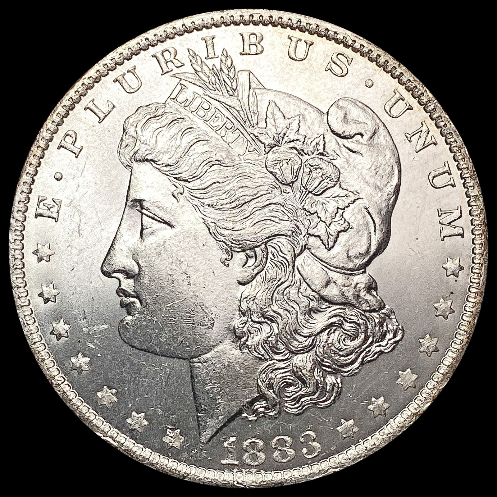 1883-O/O Morgan Silver Dollar GEM BU (1 of 2)