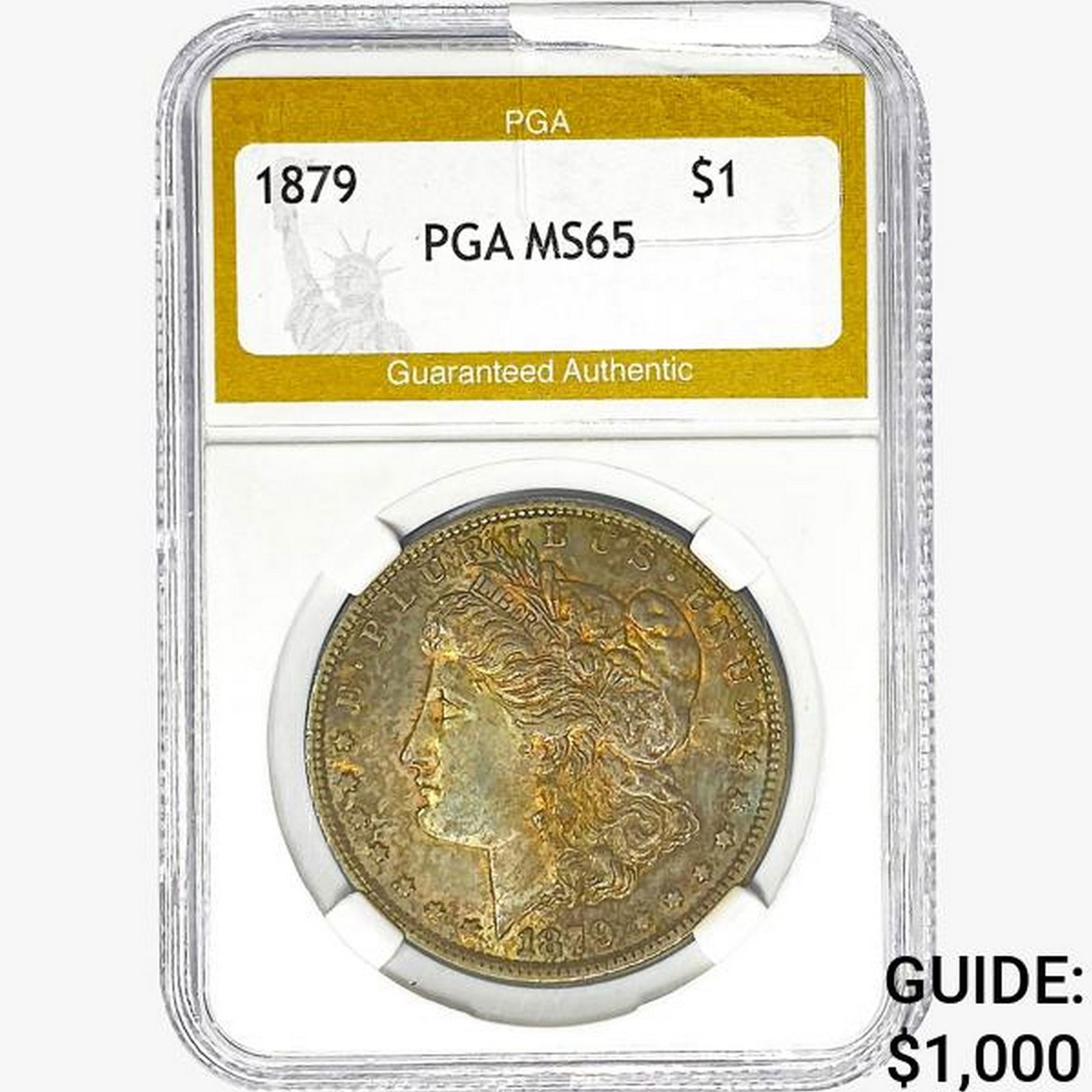 1879 Morgan Silver Dollar PGA MS65 (1 of 2)