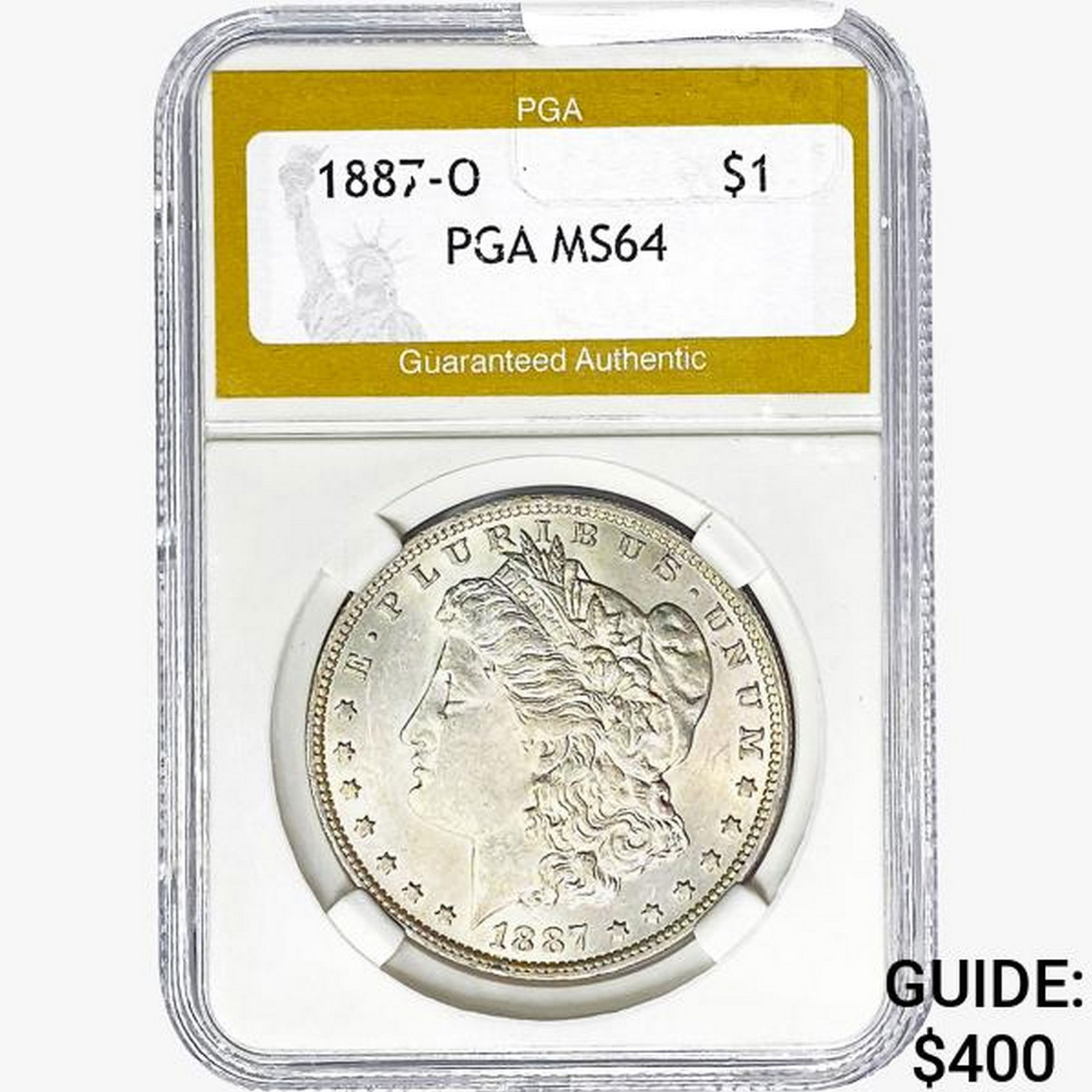1887-O Morgan Silver Dollar PGA MS64 (1 of 2)