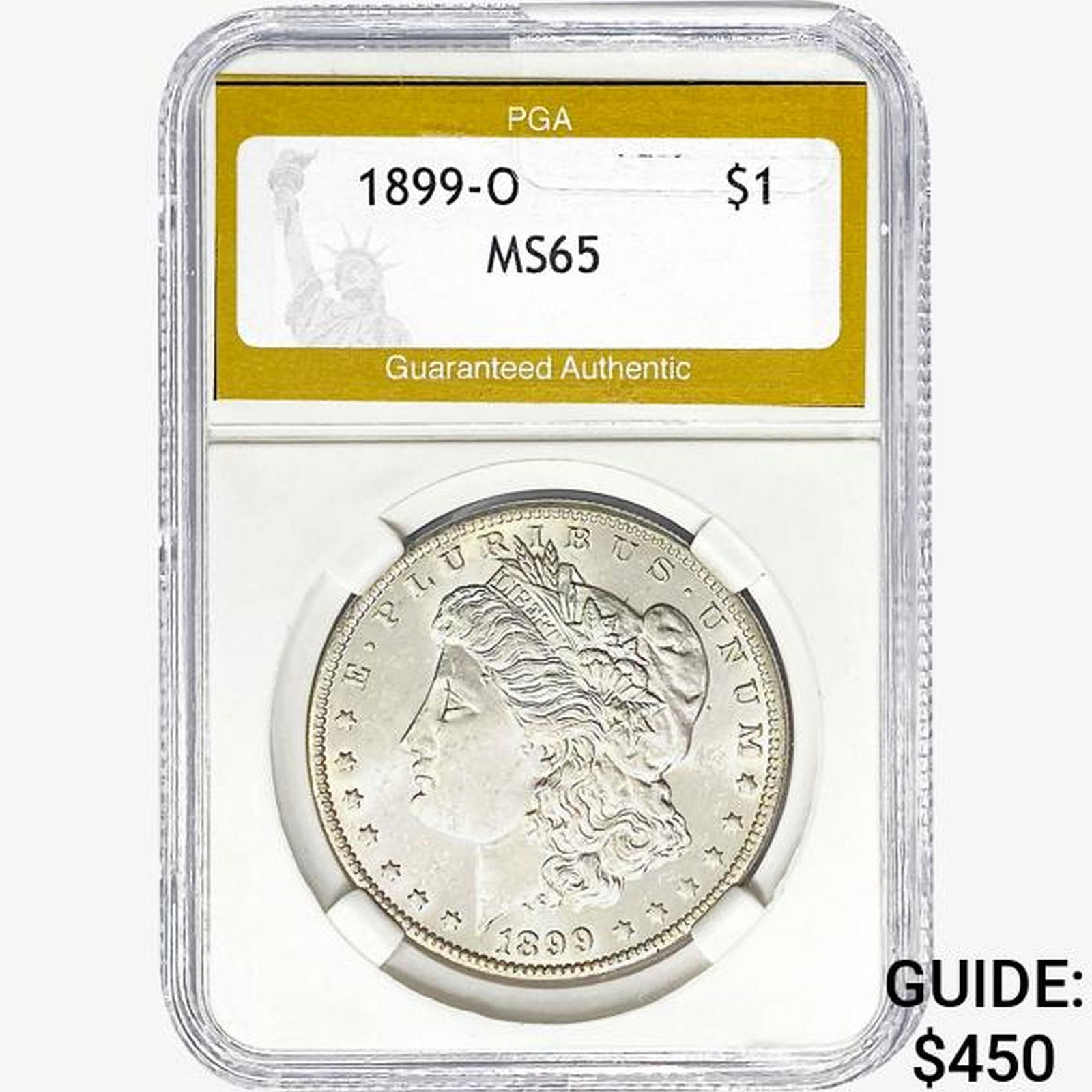 1899-O Morgan Silver Dollar PGA MS65 (1 of 2)