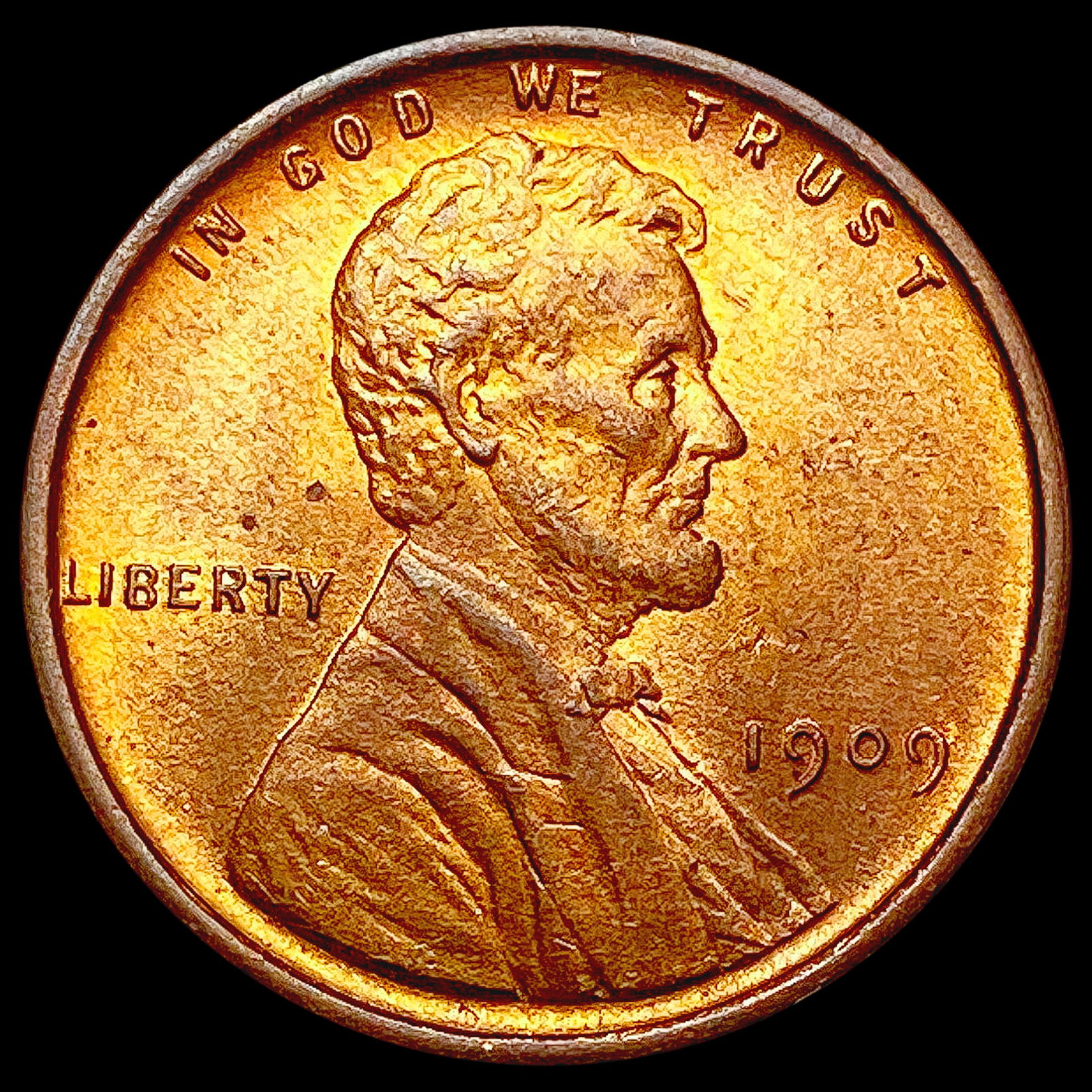 1909 VDB Wheat Cent SUPERB GEM BU (1 of 2)