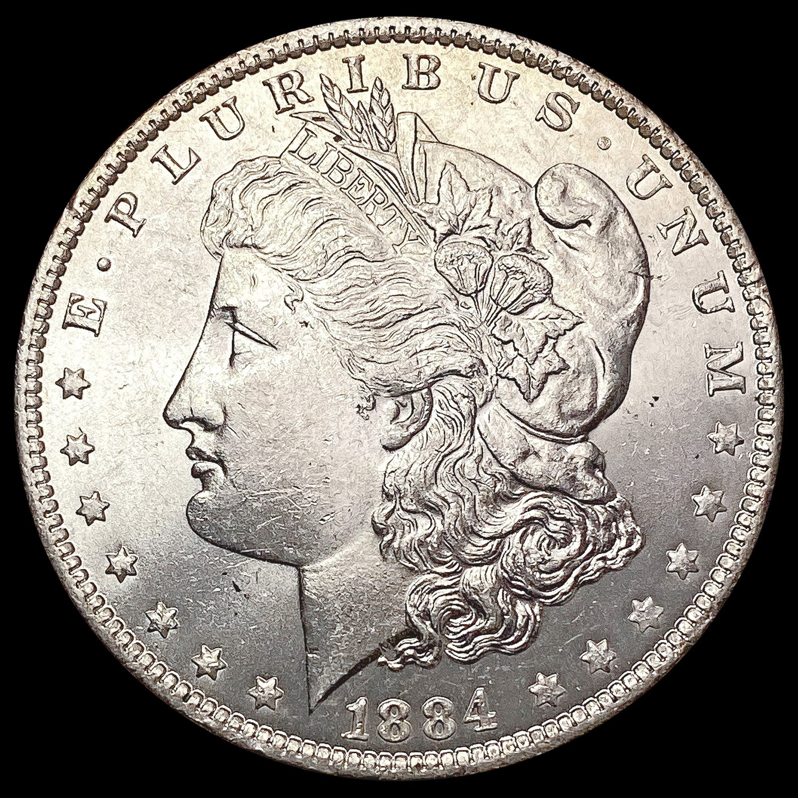 1884-O/O Morgan Silver Dollar SUPERB GEM BU (1 of 2)
