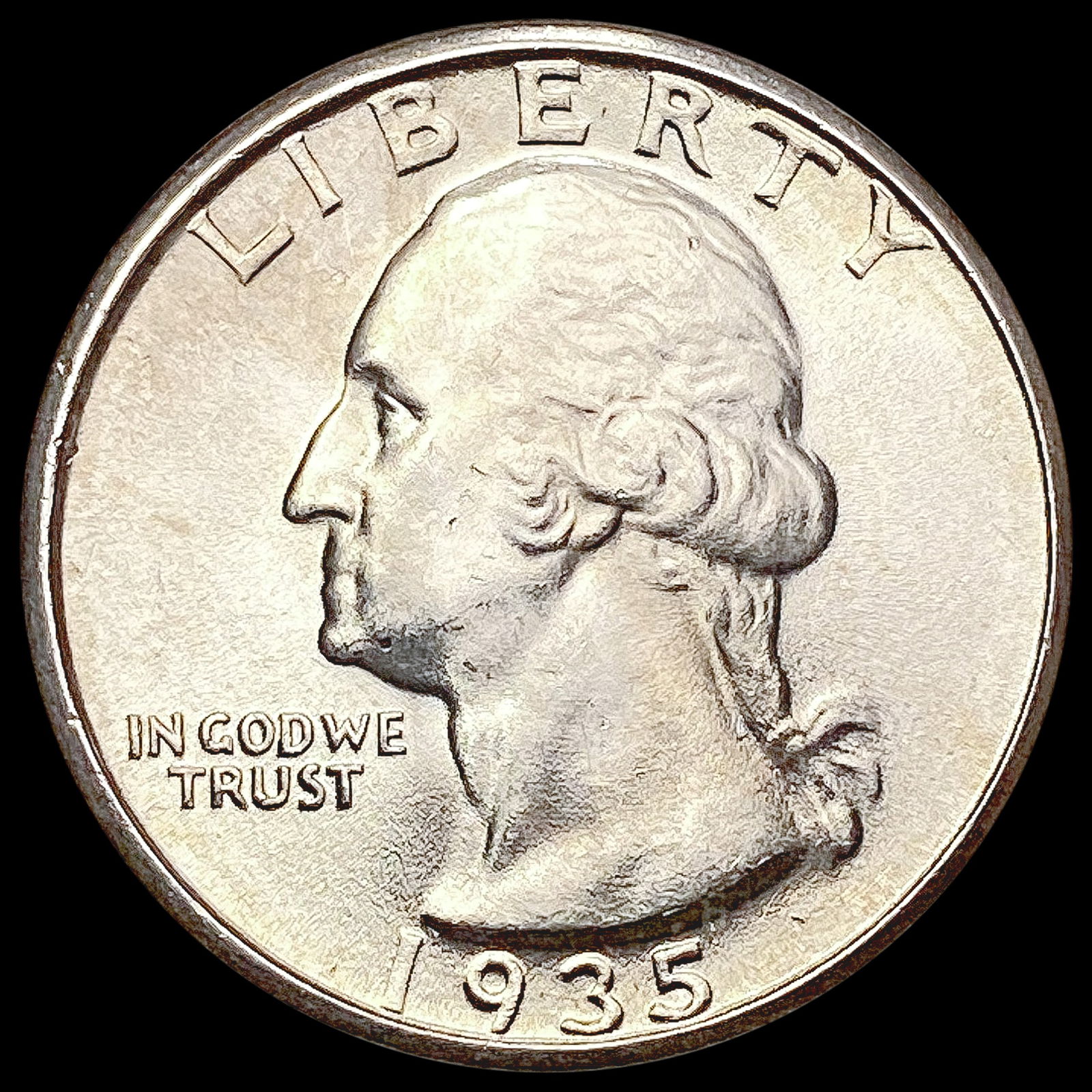 1935 Washington Silver Quarter SUPERB GEM BU (1 of 2)