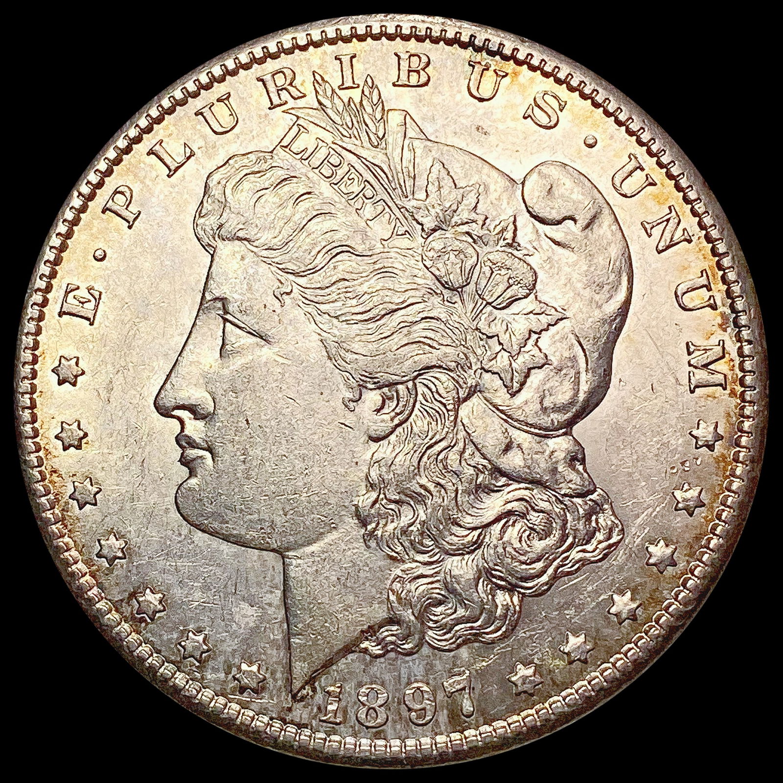 1897-S Morgan Silver Dollar CHOICE BU (1 of 2)