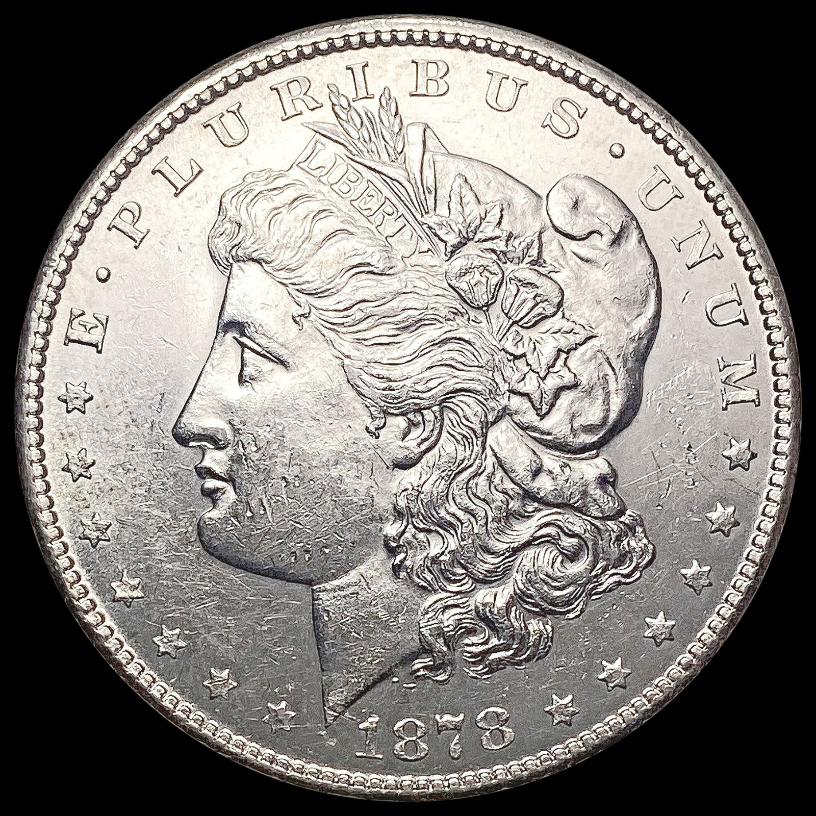 1878-S Morgan Silver Dollar CHOICE BU (1 of 2)