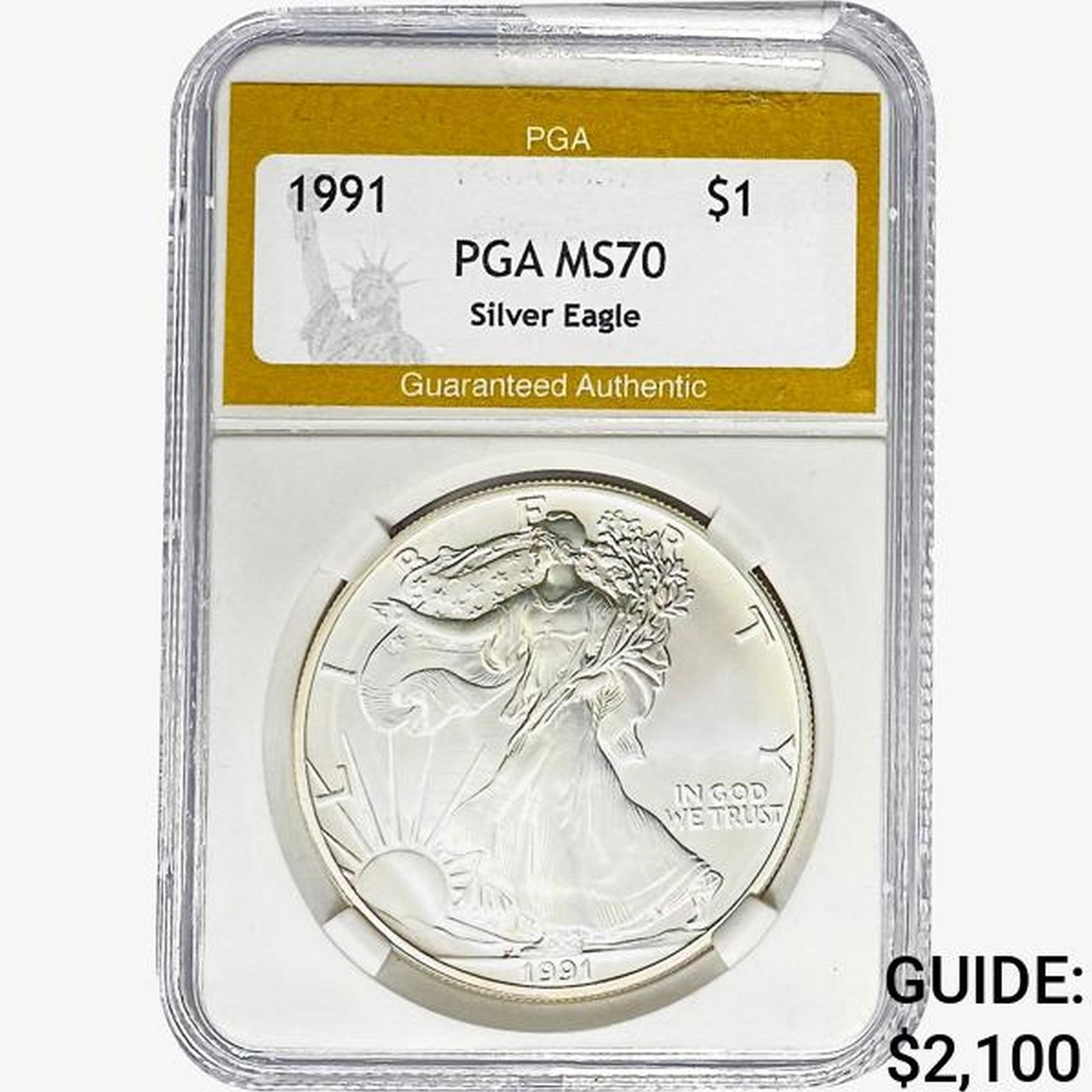 1991 Silver Eagle PGA MS70 (1 of 2)
