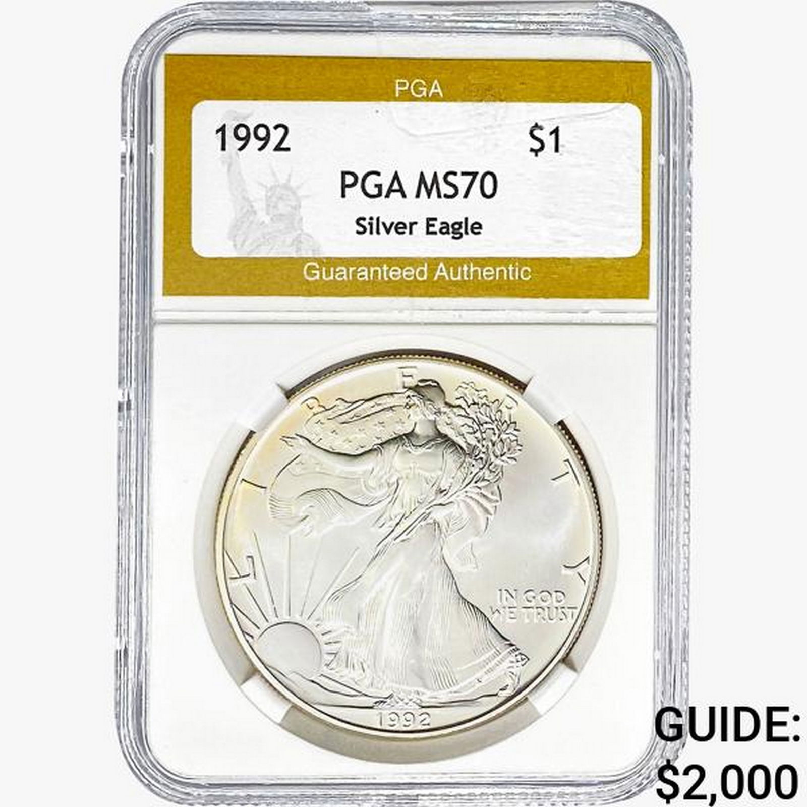 1992 Silver Eagle PGA MS70 (1 of 2)