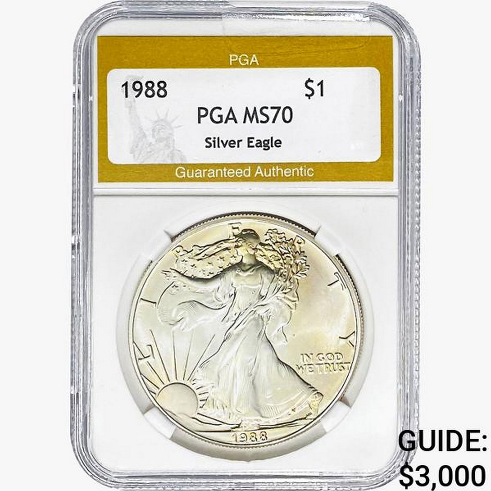 1988 Silver Eagle PGA MS70 (1 of 2)