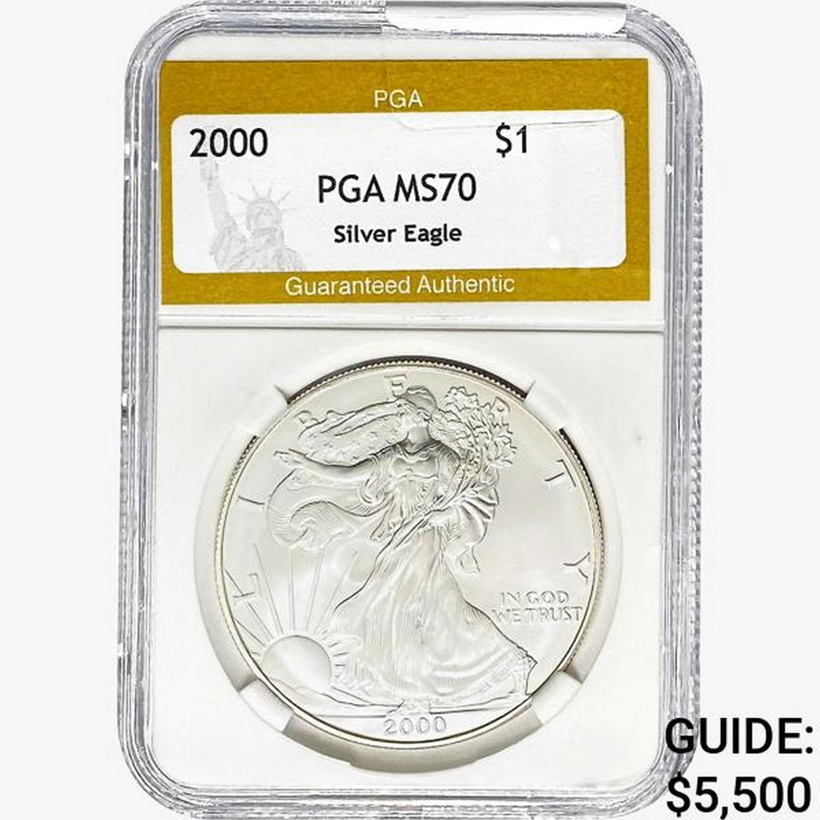 2000 Silver Eagle PGA MS70 (1 of 2)