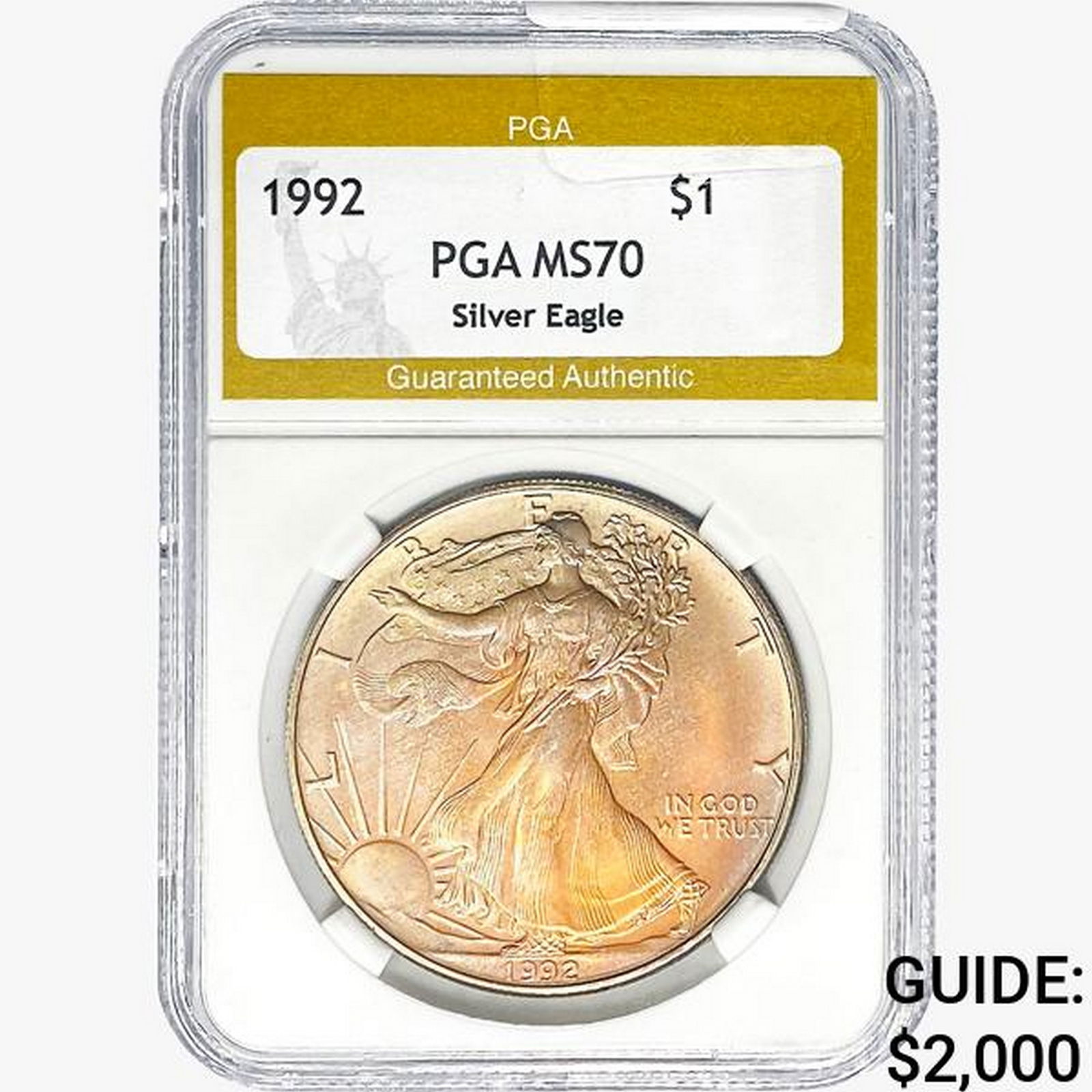 1992 Silver Eagle PGA MS70 (1 of 2)