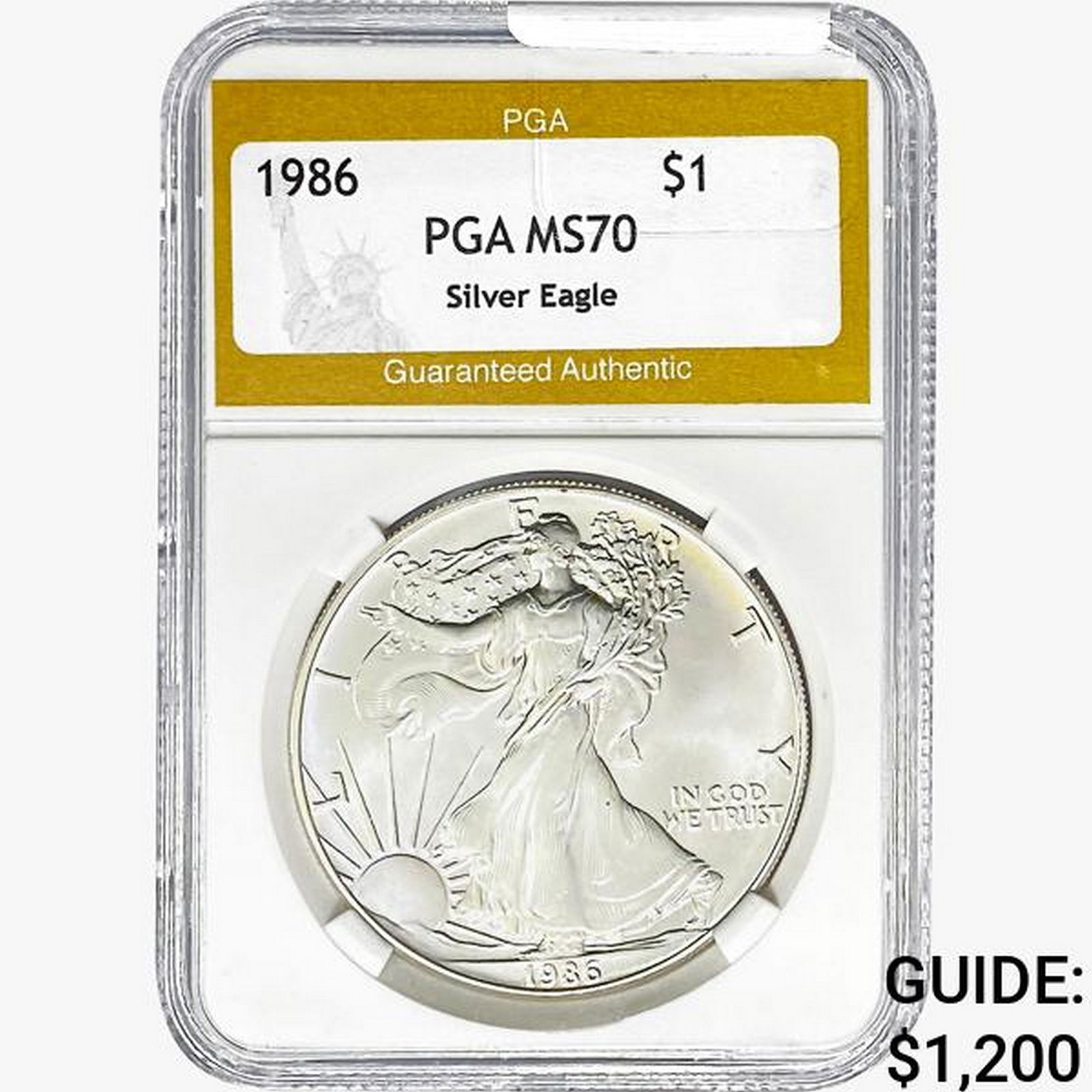1986 Silver Eagle PGA MS70 (1 of 2)