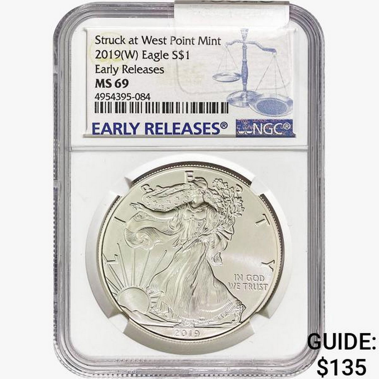 2019-W Silver Eagle NGC MS69 ER (1 of 2)