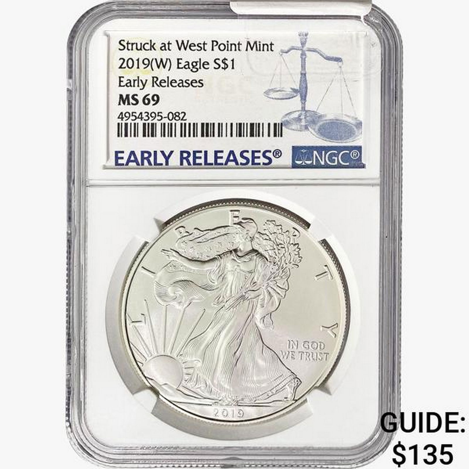 2019-W Silver Eagle NGC MS69 ER (1 of 2)