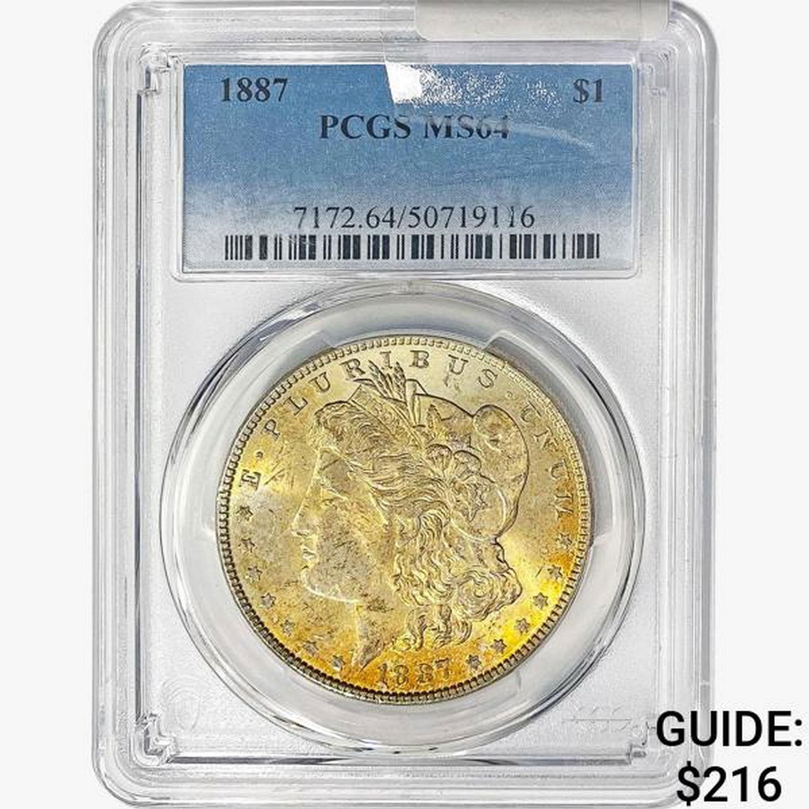 1887 Morgan Silver Dollar PCGS MS64 (1 of 2)