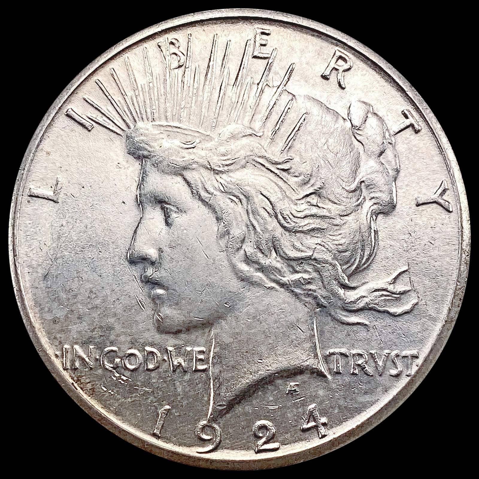 1924-S Silver Peace Dollar UNCIRCULATED (1 of 2)