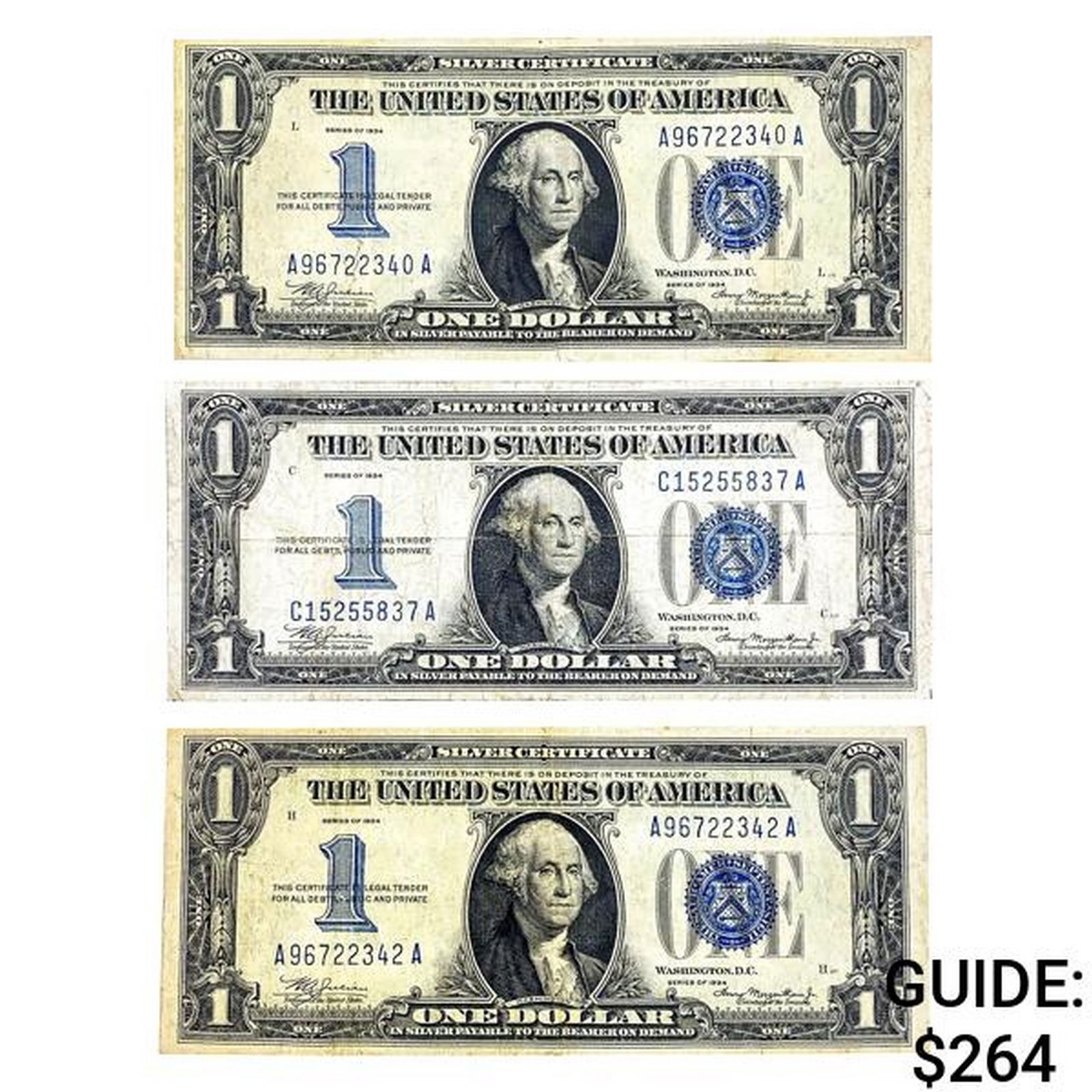 [3]1934 $1 Silver Certificates (1 of 2)