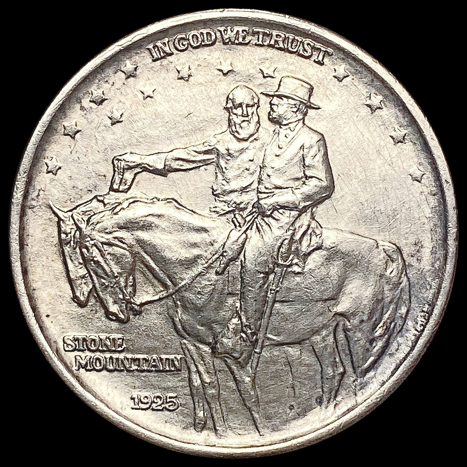 1925 Stone Mountain Half Dollar CHOICE BU (1 of 2)
