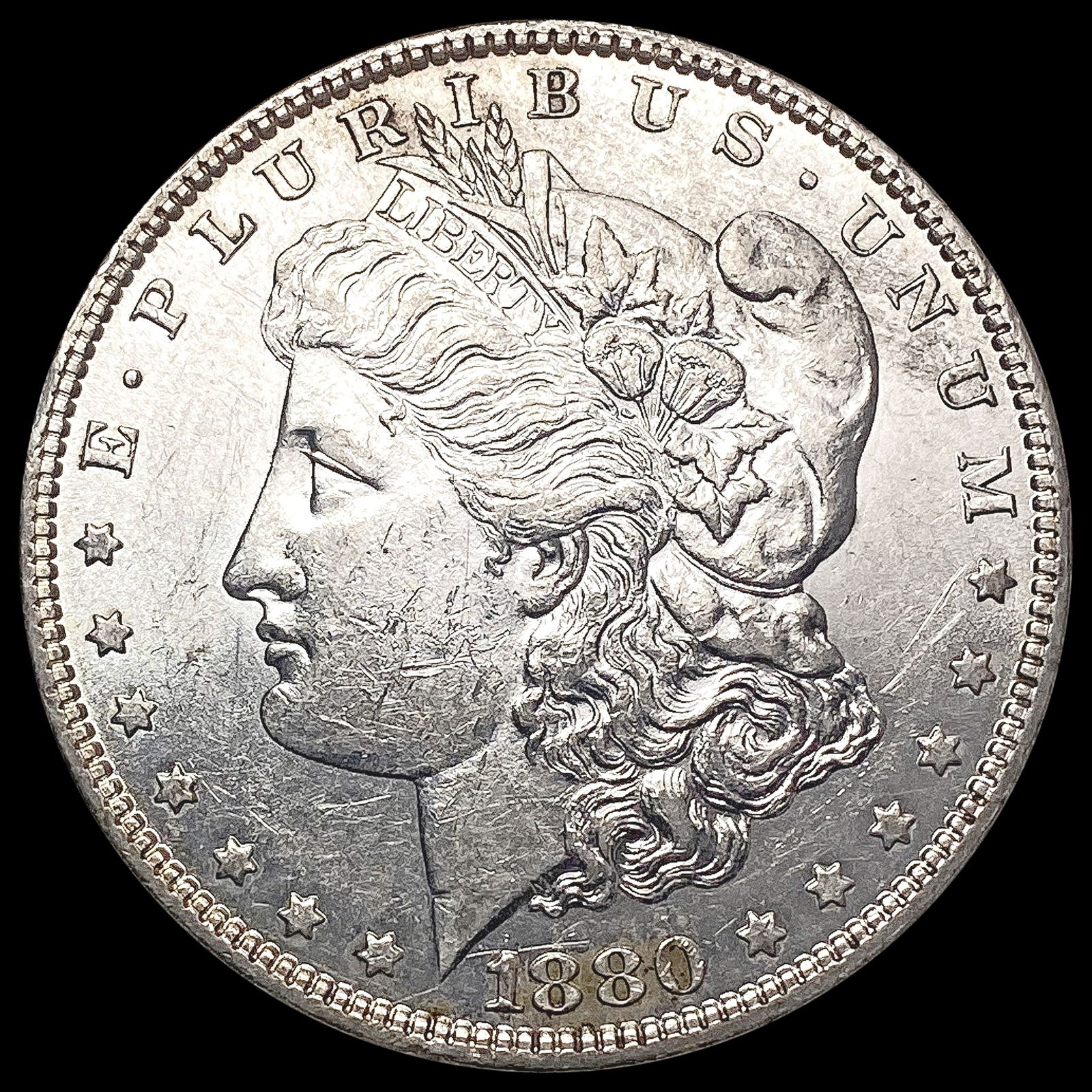 1880-O Morgan Silver Dollar GEM BU (1 of 2)